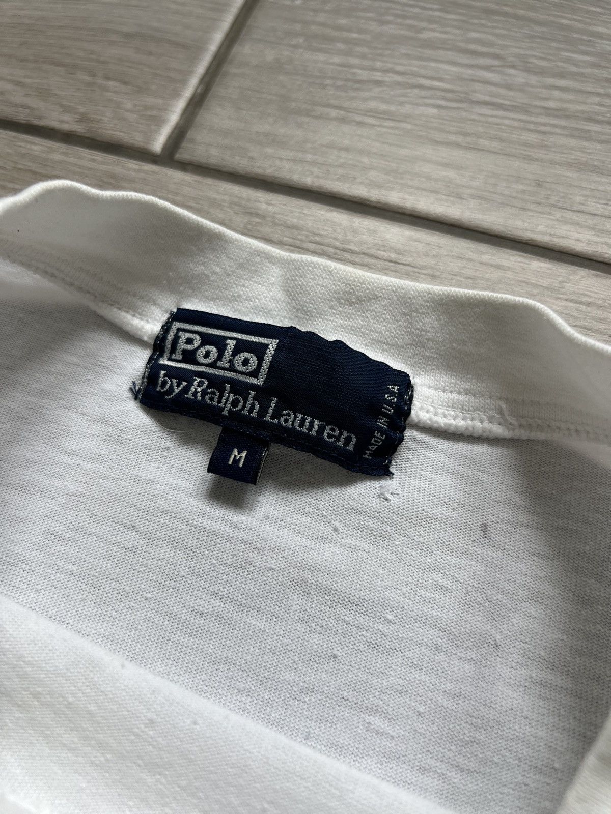 Polo Ralph Lauren × Vintage Vintage Polo Ralph Lauren Bear tee shirt Size US M / EU 48-50 / 2 - 9 Thumbnail