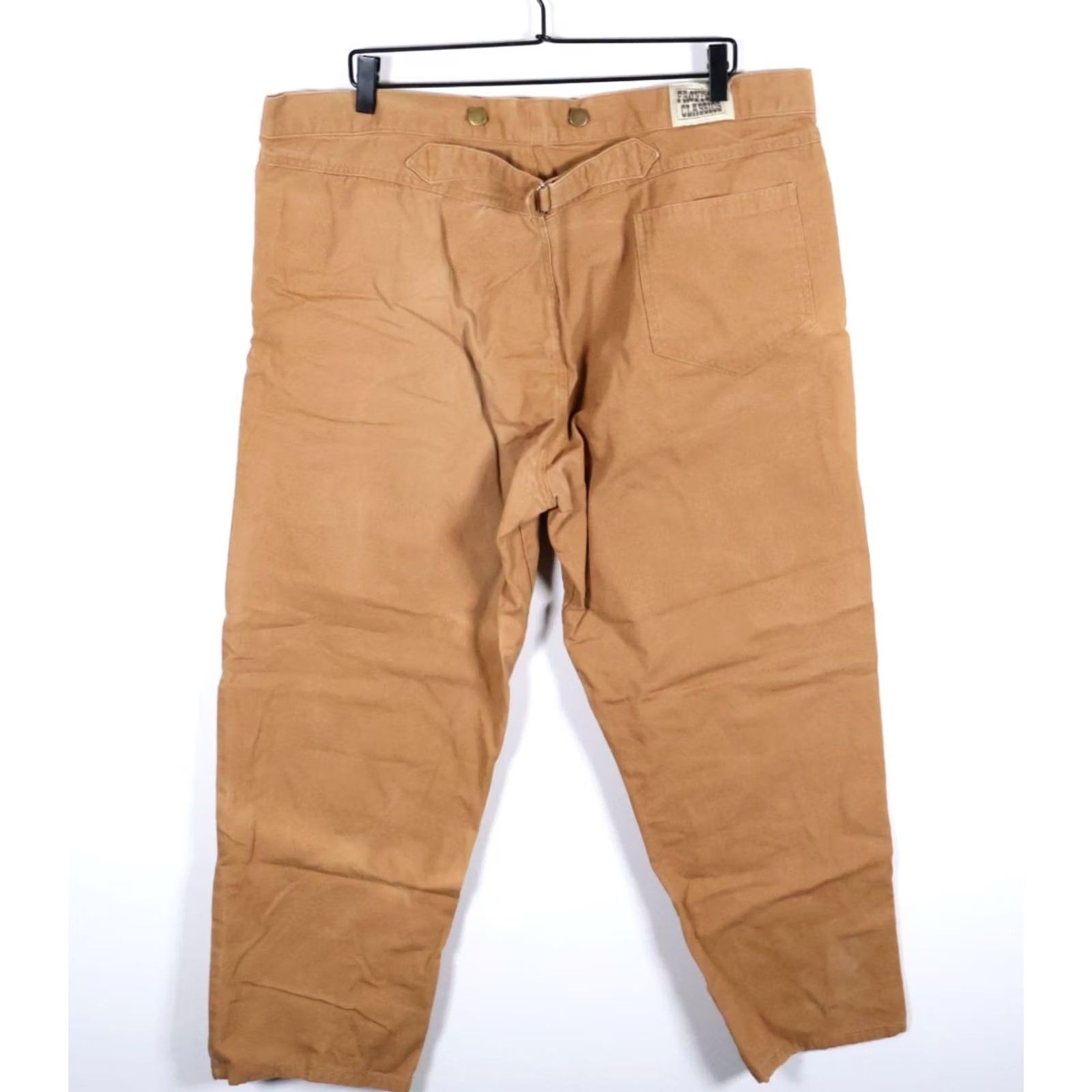 Vintage Frontier Classics Mens Pants - 44 - Brown Canvas Buckle Back Size US 40 / EU 56 - 2 Thumbnail