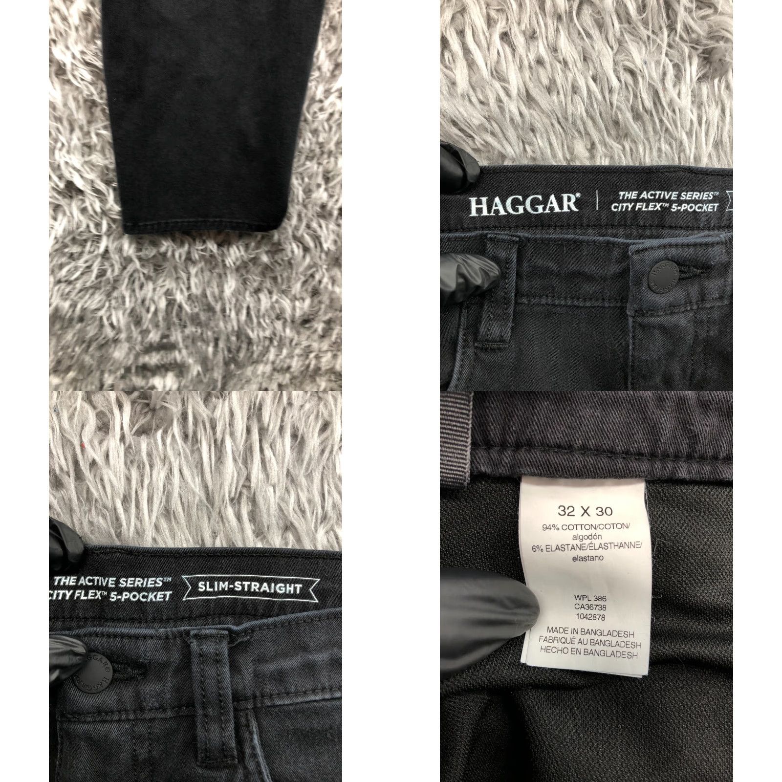 Haggar Haggar Slim Straight Jeans Size 32x30 MENS Dark Wash Black Vintage No Size US 32 / EU 48 - 8 Thumbnail
