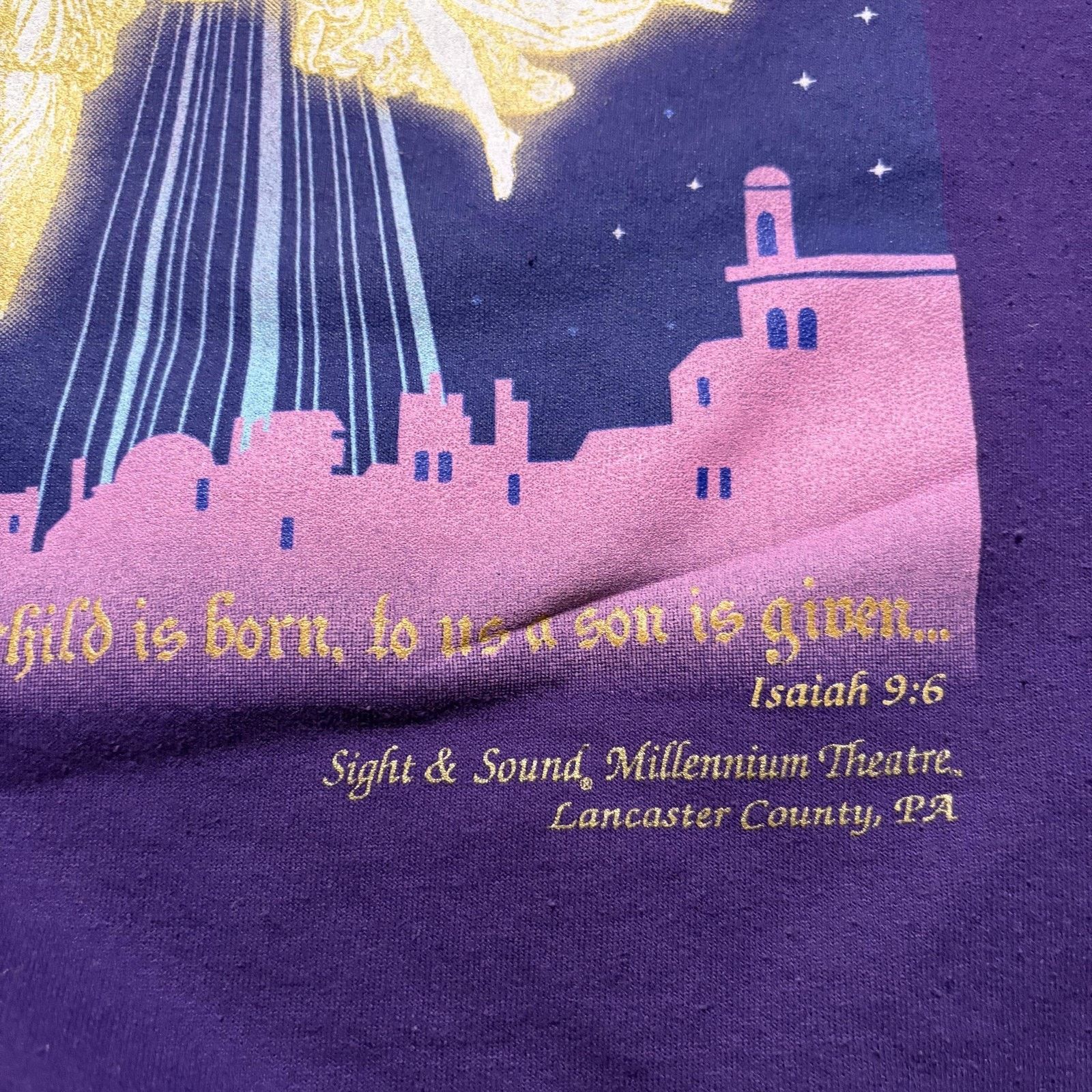 Jerzees Jerzees Sweatshirt L Fleece Angels Christmas Sight & Sound Size US L / EU 52-54 / 3 - 5 Thumbnail