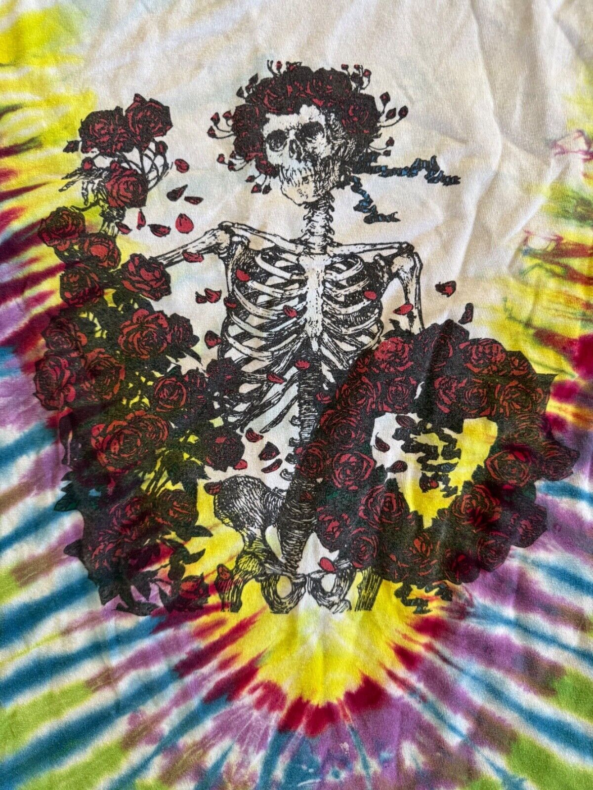 Grateful Dead Grateful Dead Bertha Vintage Wheel Tie Dye Shirt Men’s L Size US L / EU 52-54 / 3 - 3 Thumbnail