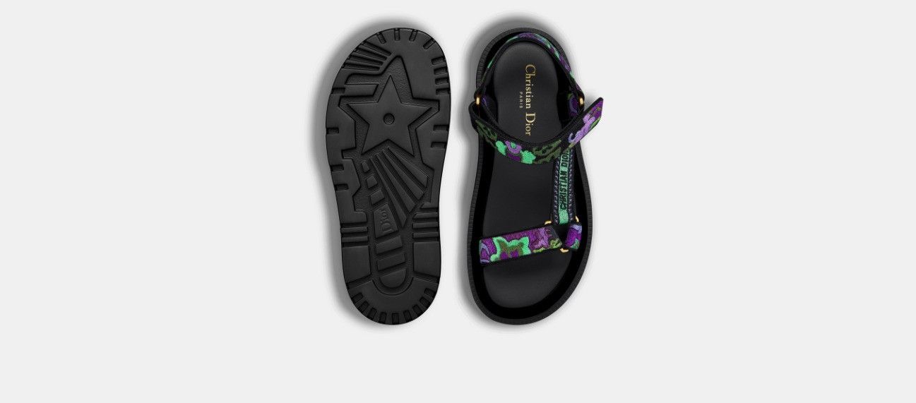 Dior o1w1db10724 D-Wave Sandals in Multicolor Size US 10 / IT 40 - 3 Thumbnail