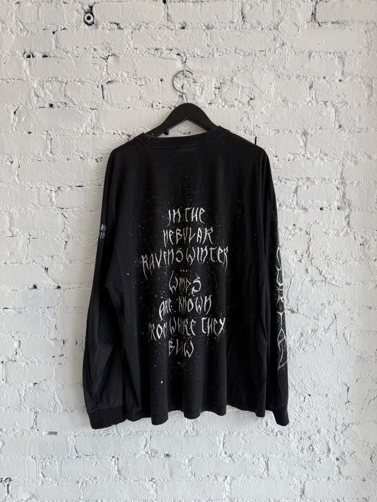 Vintage 1990s IMMORTAL ‘NEBULAR RAVENS WINTER’ L/S TEE Size US XL / EU 56 / 4 - 5 Thumbnail