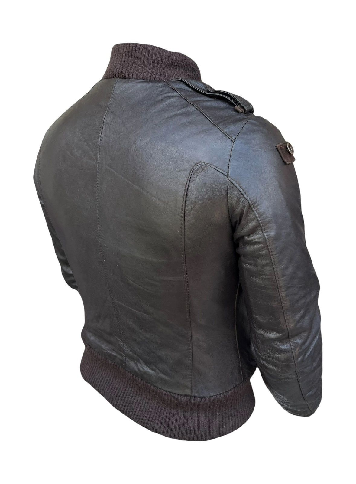 Japanese Brand Maurizio Italy Bondage Biker Leather Racing Jacket Size US S / EU 44-46 / 1 - 6 Thumbnail
