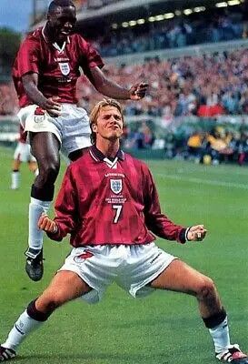Umbro × Vintage Umbro England 1997/98 Away Soccer Jersey Football Shirt Size US L / EU 52-54 / 3 - 12 Thumbnail