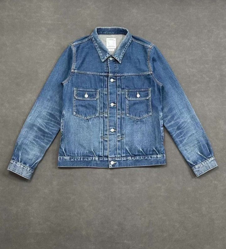 Visvim Visvim SS 101XX JKT DMGD-1003 Yellow Mud wash denim Jacket