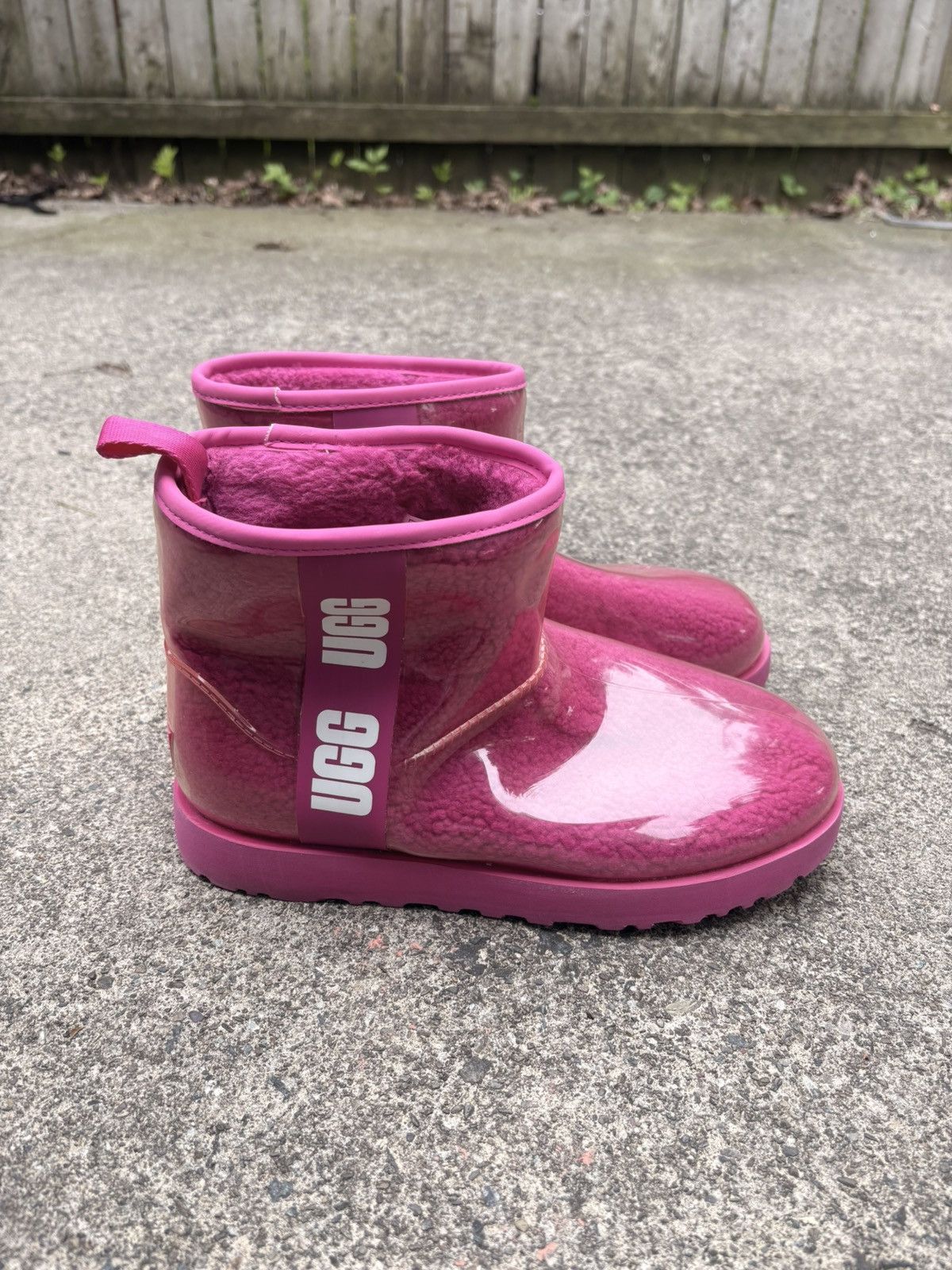 Ugg UGG Classic Clear Mini Boot — Women’s 7 — Hot Pink / Taffy Size US 7 / IT 37 - 1 Thumbnail