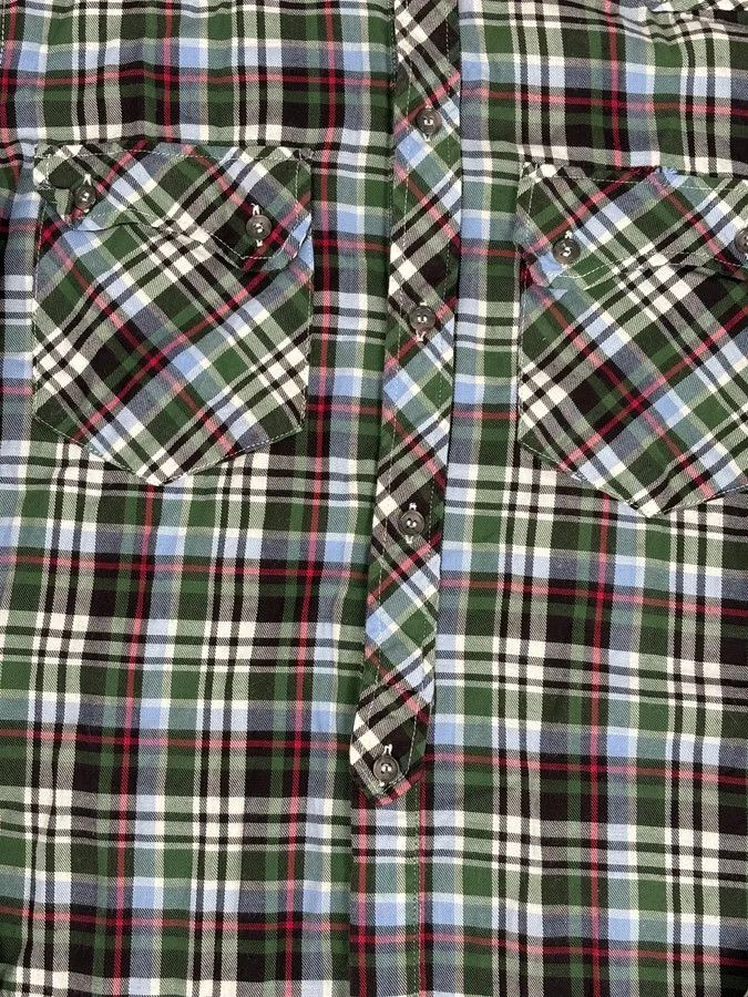 Dolce & Gabbana AW2008 Dolce & Gabbana Green Tartan Checkered Western Shirt Size US M / EU 48-50 / 2 - 10 Thumbnail