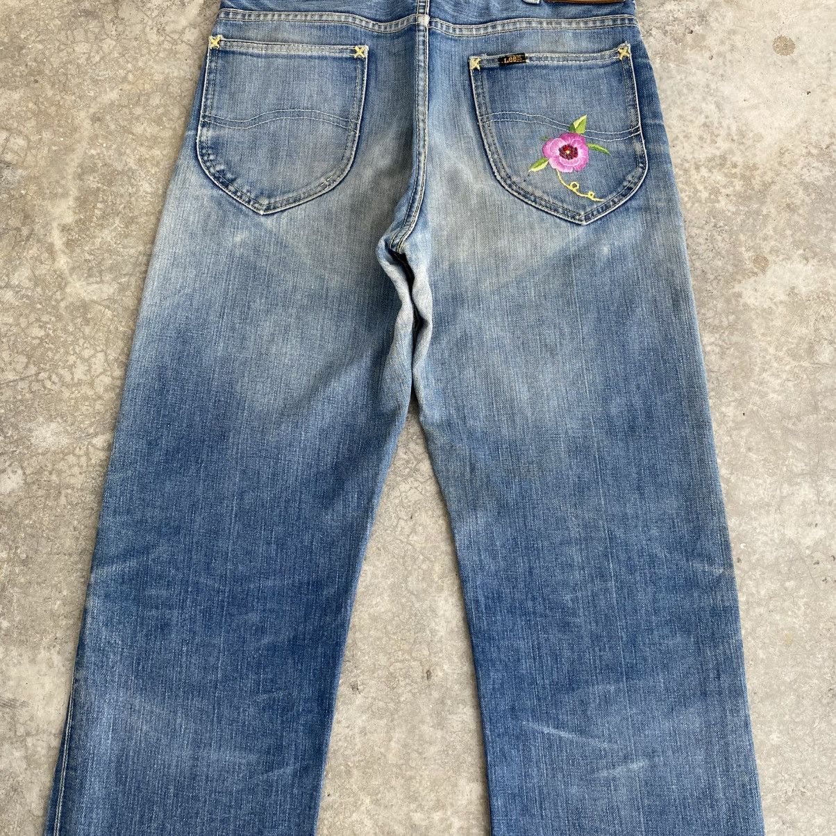 Lee Vintage 60’s Lee 101Z Faded Blue Half Selvedge Jeans Size US 30 / EU 46 - 16 Thumbnail