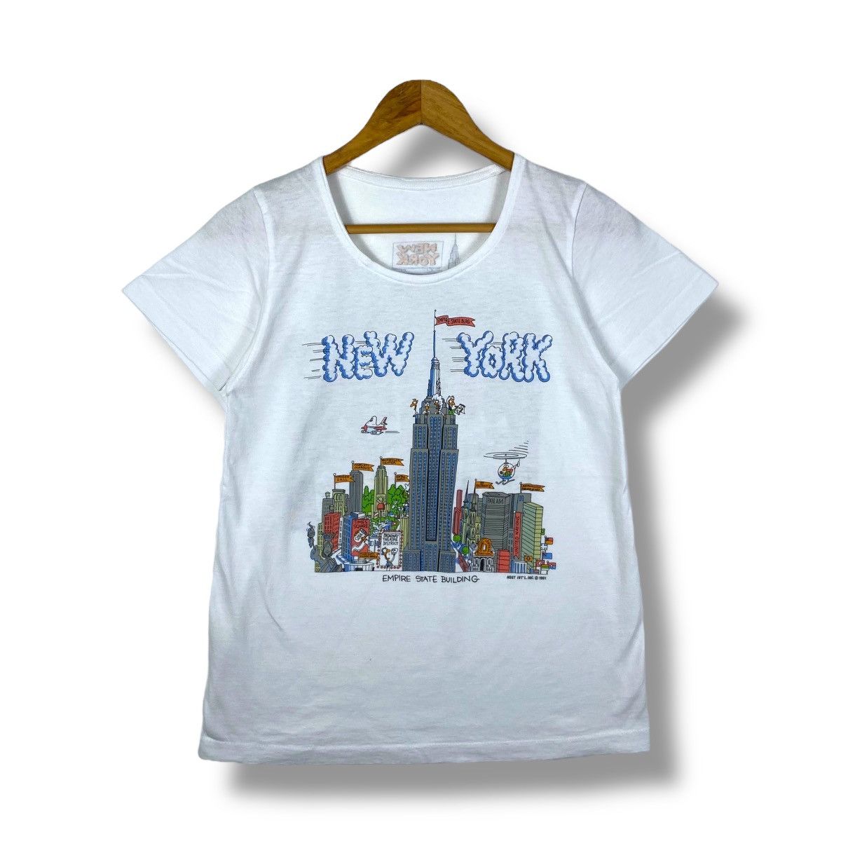 Vintage Vintage 90's NEW YORK Empire State Building Graphic Size US M / EU 48-50 / 2 - 1 Thumbnail