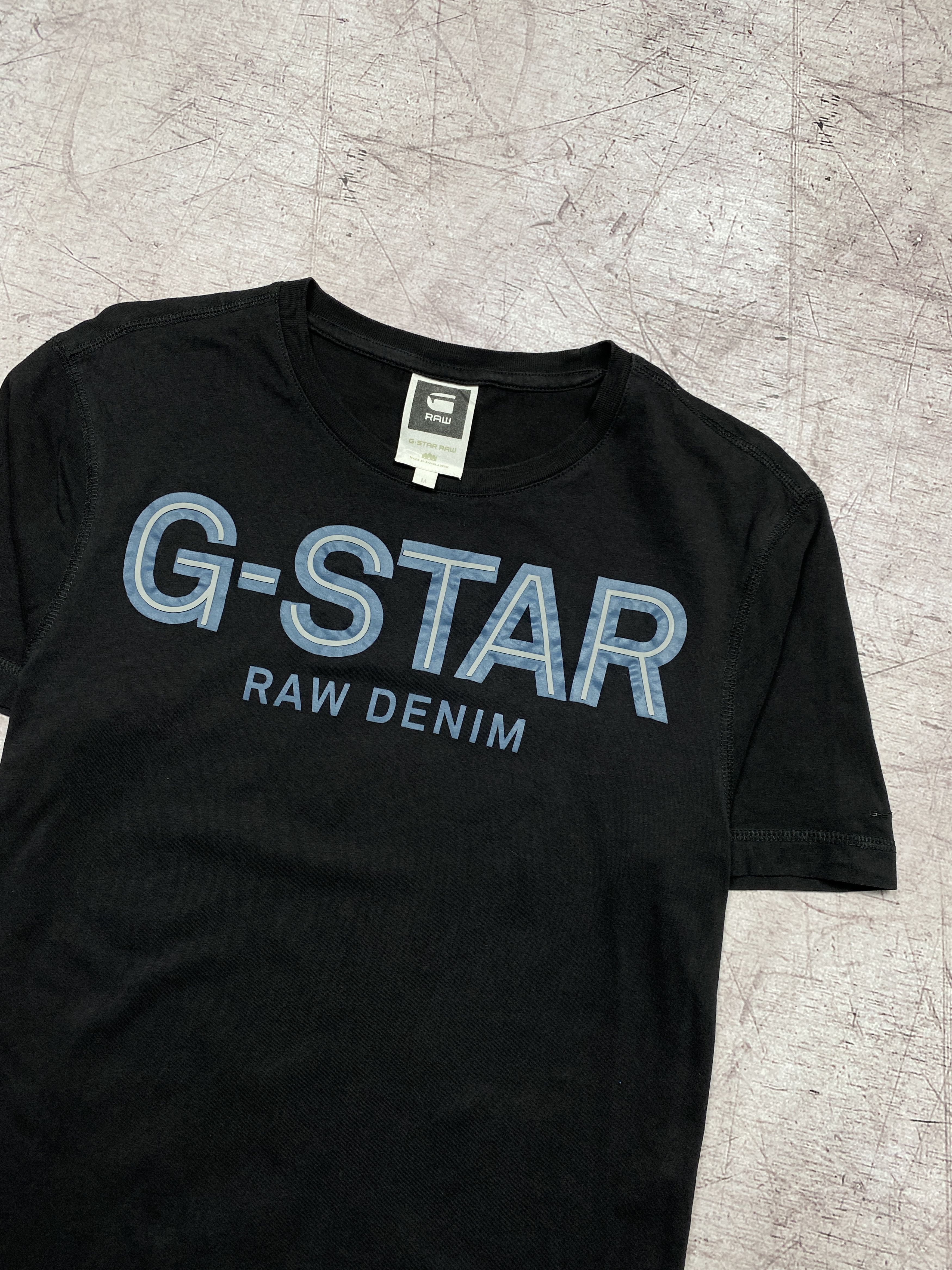 G-Star G Star Raw Vintage Mens Big logo Crew Neck T-Shirt Tee Size US M / EU 48-50 / 2 - 2 Thumbnail