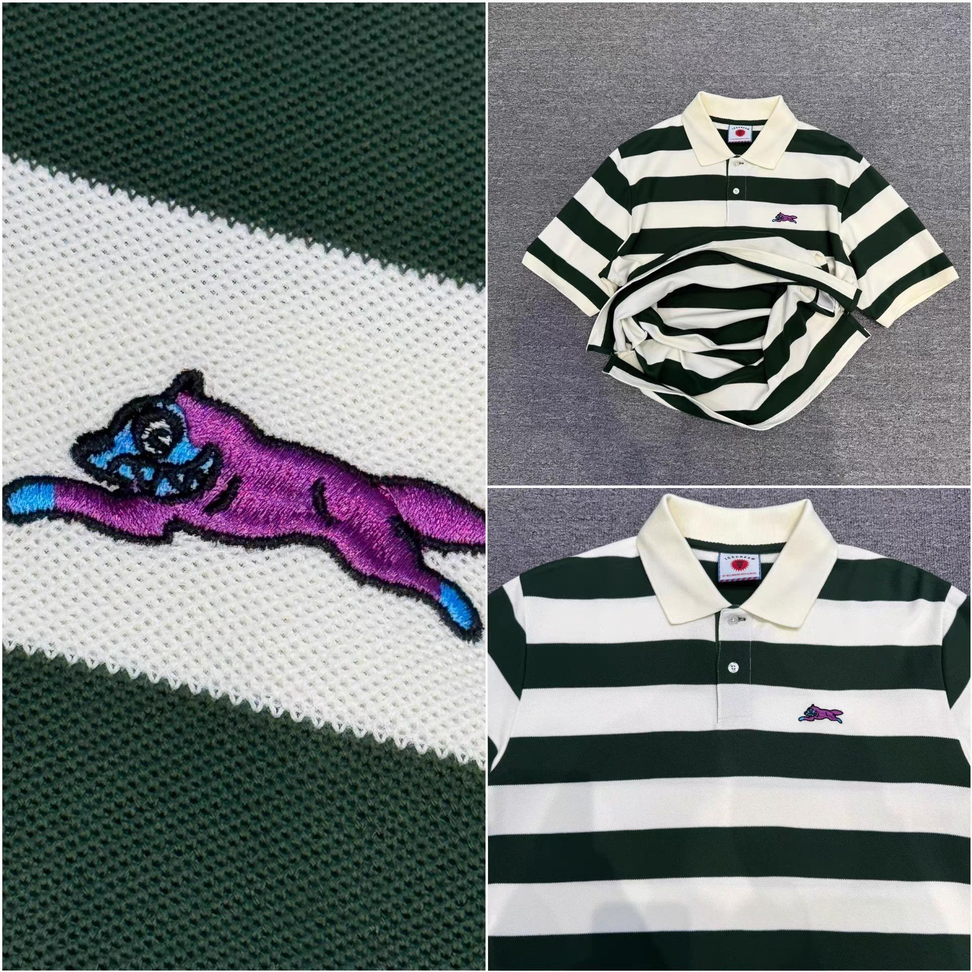 Billionaire Boys Club BBC Flying Dog Short Sleeve Polo Shirt Q5 Size US L / EU 52-54 / 3 - 3 Thumbnail