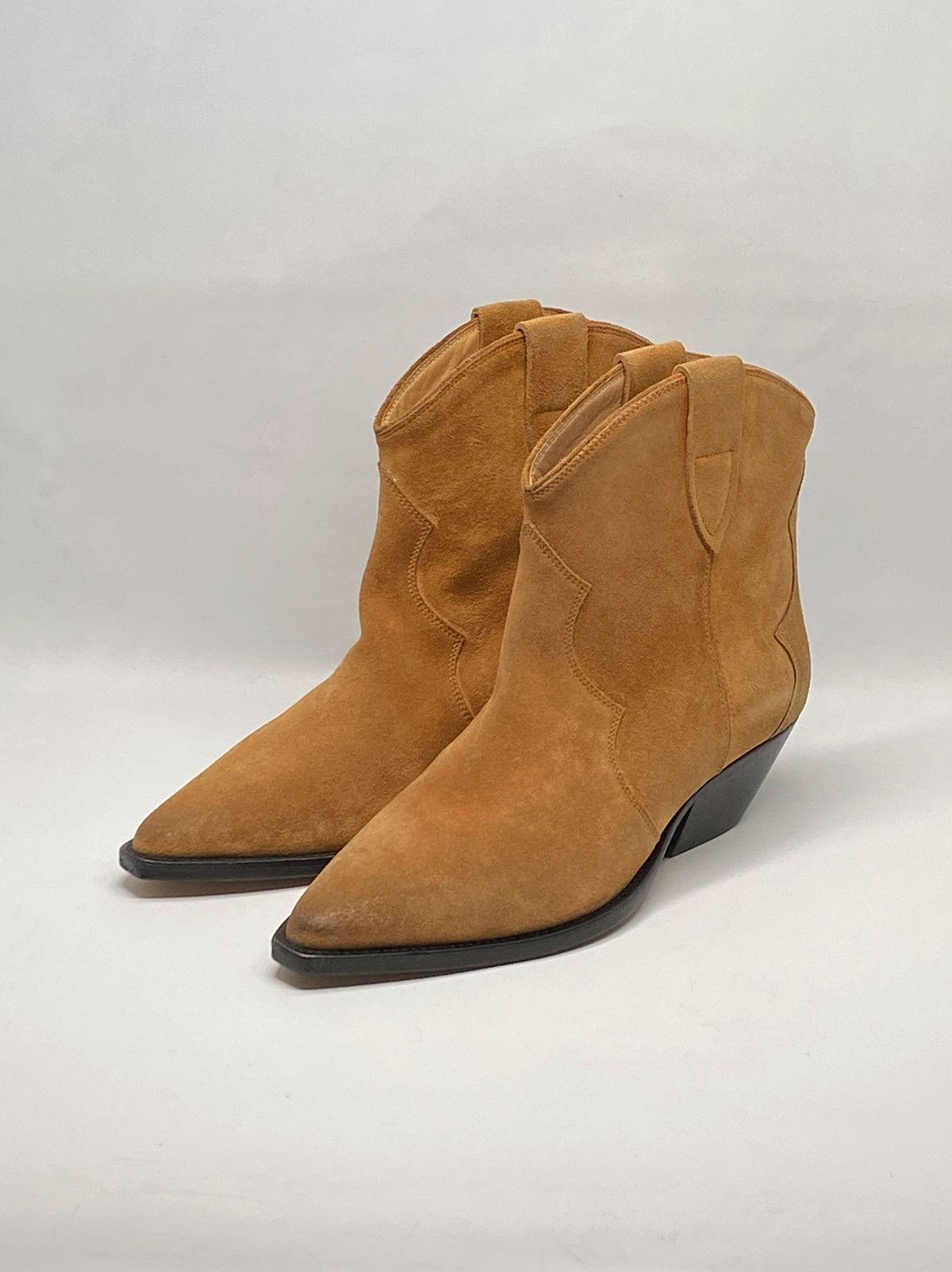 Isabel Marant Isabel Marant Dewina Suede Western Booties size 37 Size US 7 / IT 37 - 6 Thumbnail