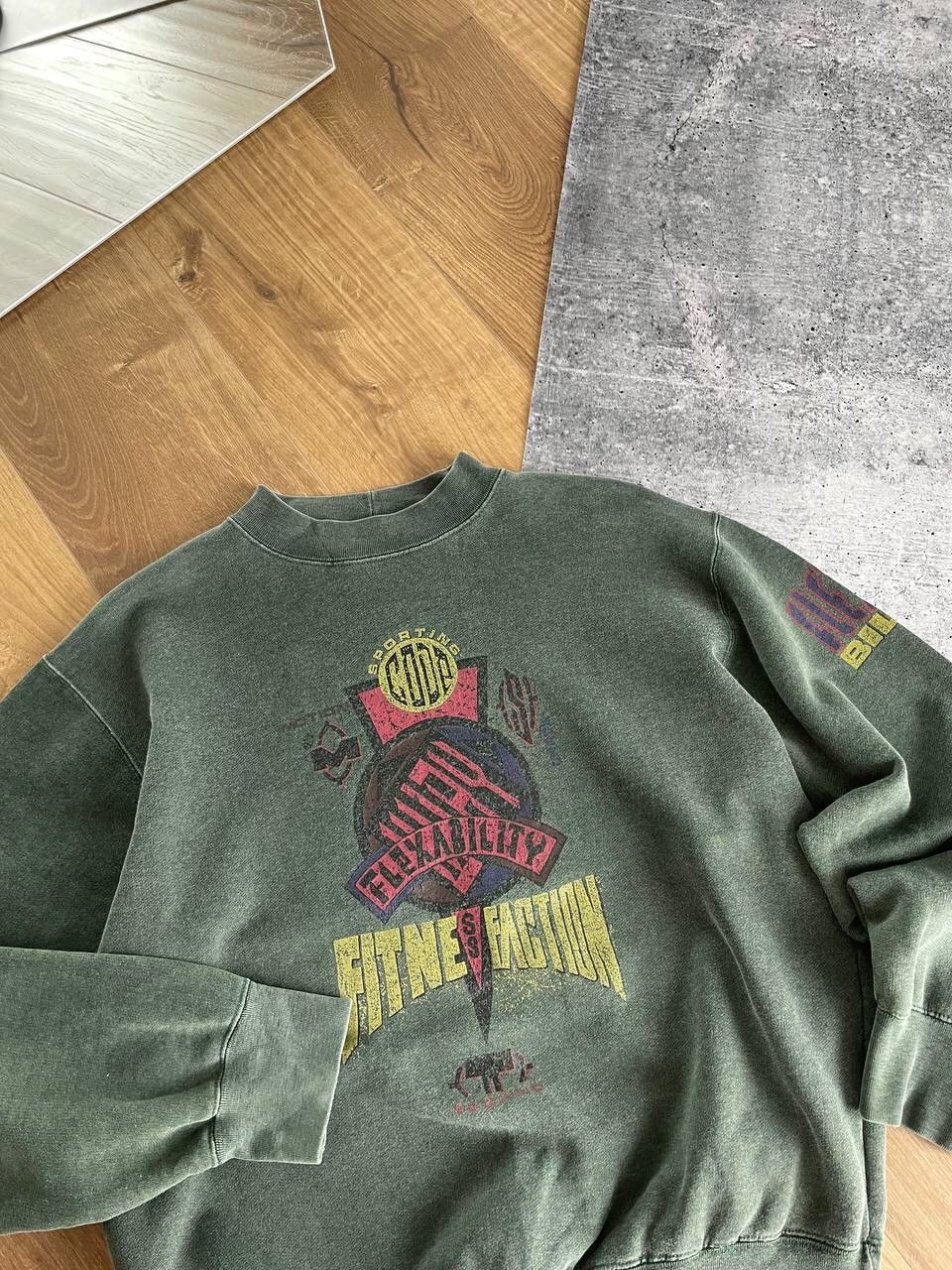 Vintage Vintage 90’s Y2K Style American Techno Casual Sweatshirt Size US M / EU 48-50 / 2 - 6 Thumbnail