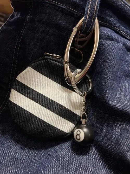 Japanese Brand Hitomi x Maezo Y2k Silver Keychain Essential Icon Carabiner Size ONE SIZE - 5 Thumbnail