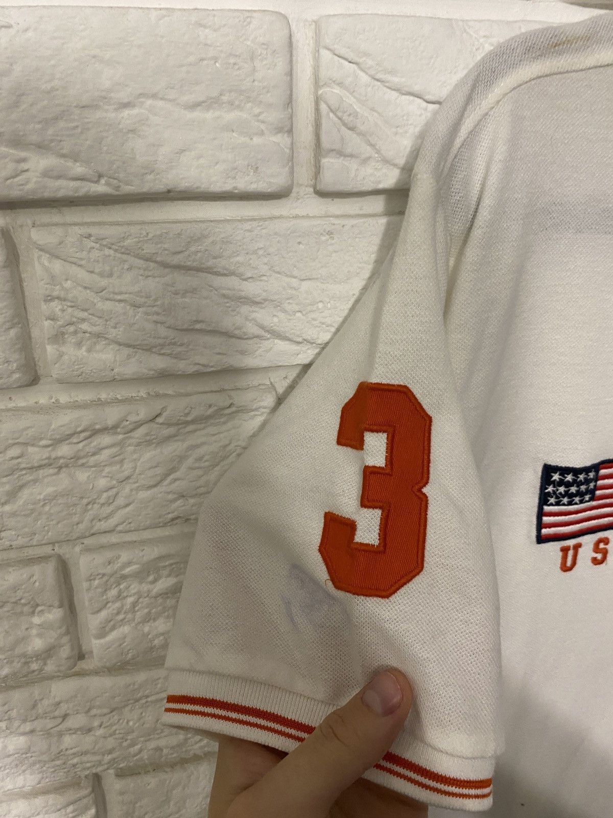 Polo Ralph Lauren × Ralph Lauren × Vintage Vintage Polo Ralph Lauren USA Rugby Shirt Y2K Size US XL / EU 56 / 4 - 3 Thumbnail