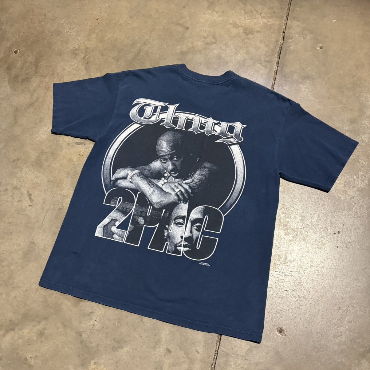 Rap Tees Vintage 2Pac Thug Life Rap Tee Graphic T shirt Y2K Mexican Size US XL / EU 56 / 4 - 10 Thumbnail