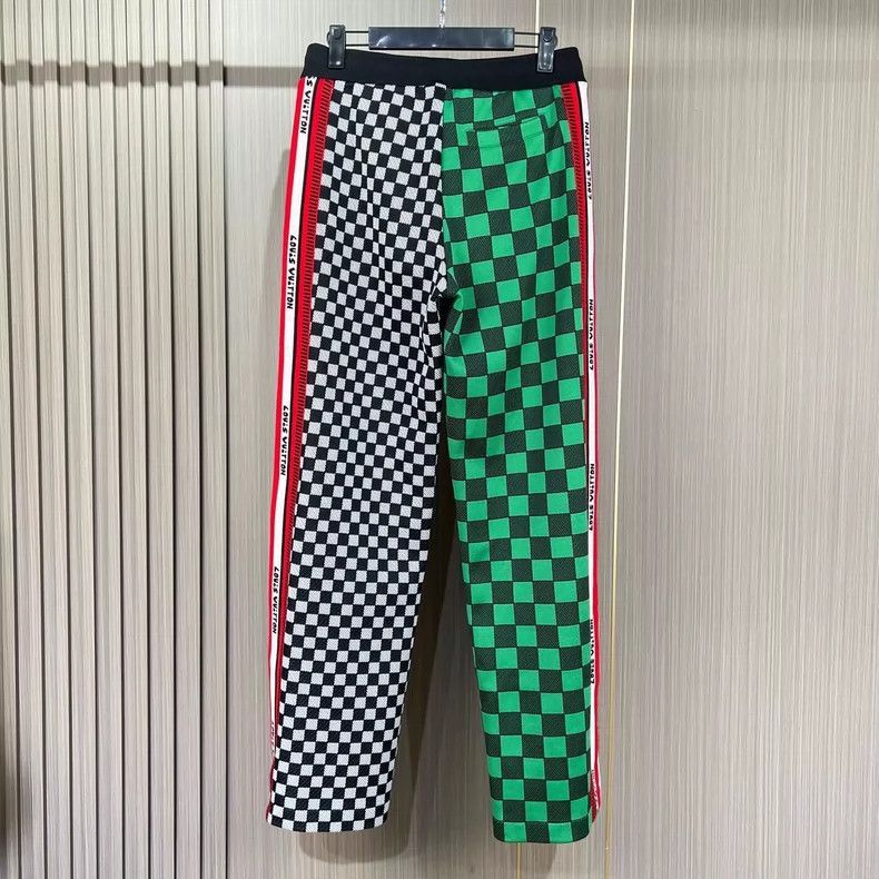 Louis Vuitton Louis Vuitton Louis Vuitton Checkered Pattern Casual Pants Size 23" - 2 Thumbnail