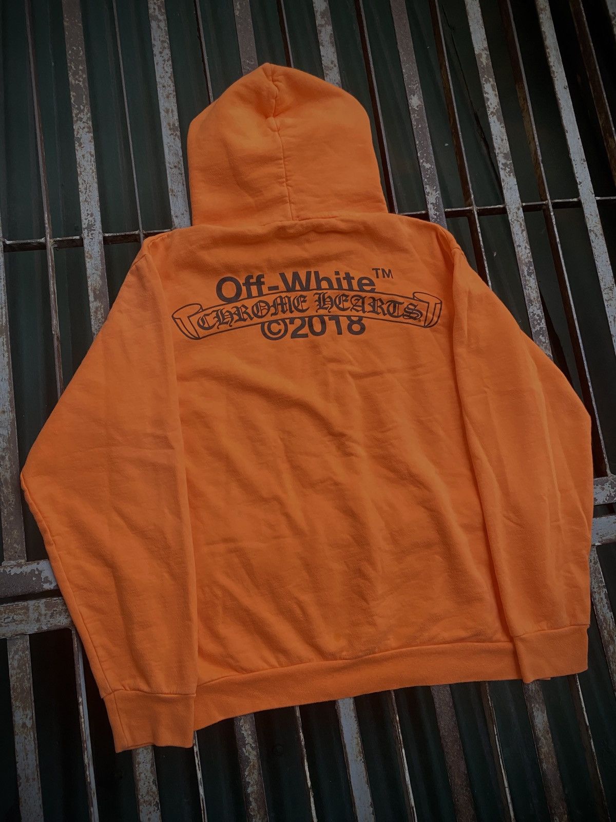 Chrome Hearts RAREST - Chrome Hearts x Off White 2018 Hoodie XXL Size US XXL / EU 58 / 5 - 1 Thumbnail