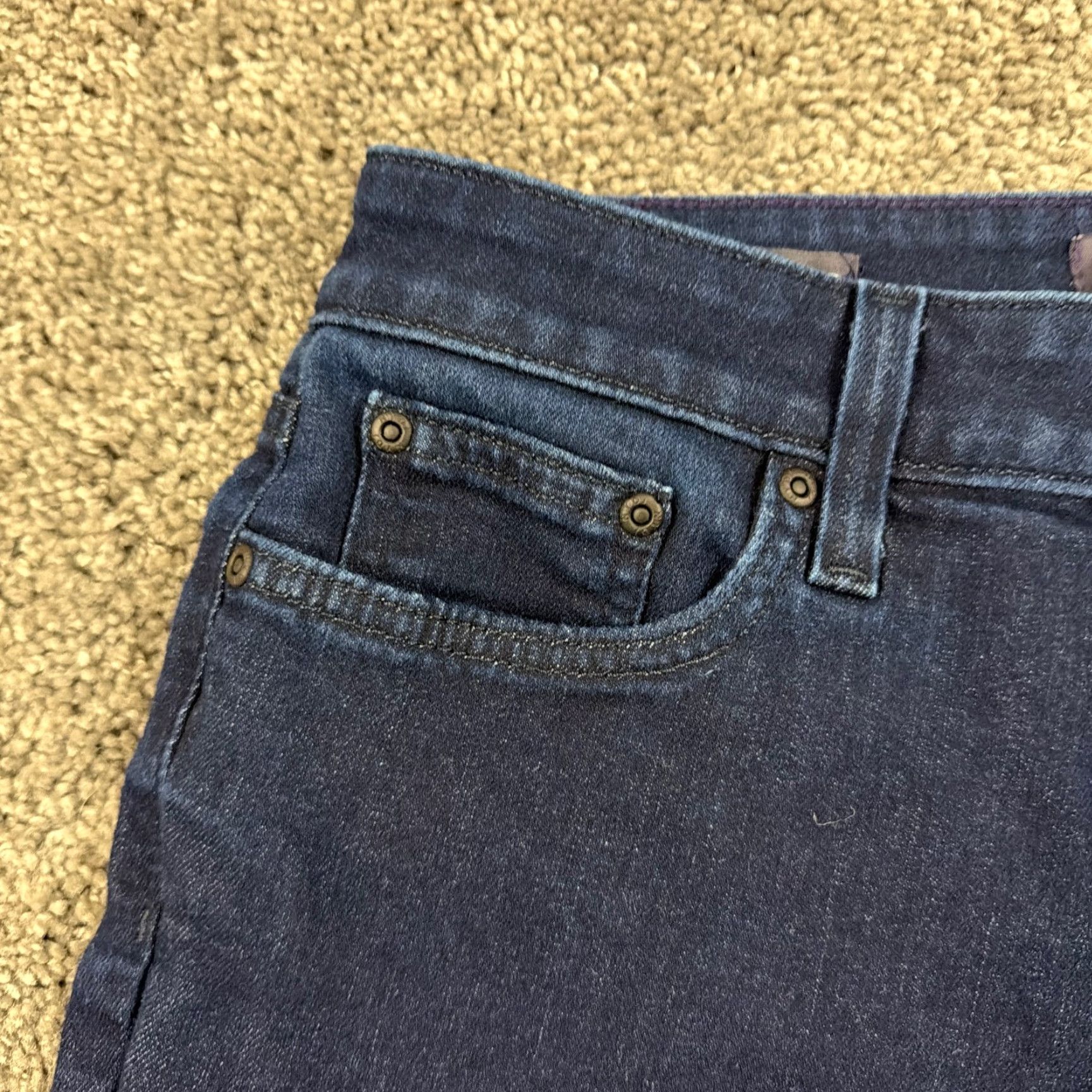 NYDJ NYDJ Jeans Womens 2 Boot Cut Lift Tuck Dark Wash Mid Rise Billie 27x32 Size 26" / US 2 / IT 38 - 4 Thumbnail