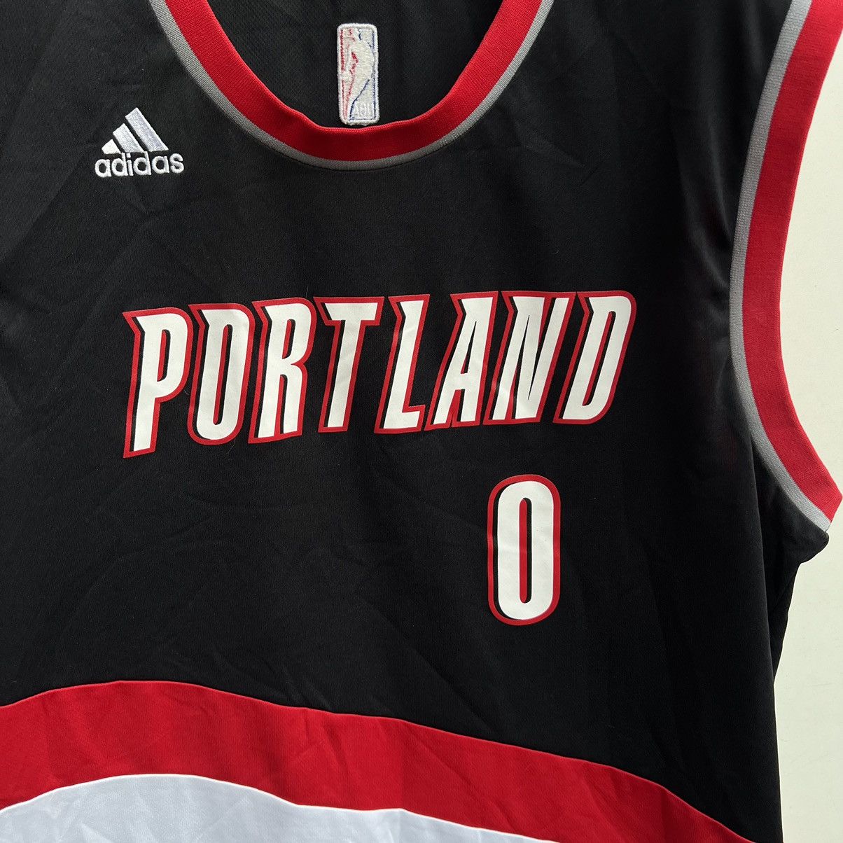 Adidas Adidas NBA Portland Trailblazers Lillard #0 jersey Size US L / EU 52-54 / 3 - 4 Thumbnail