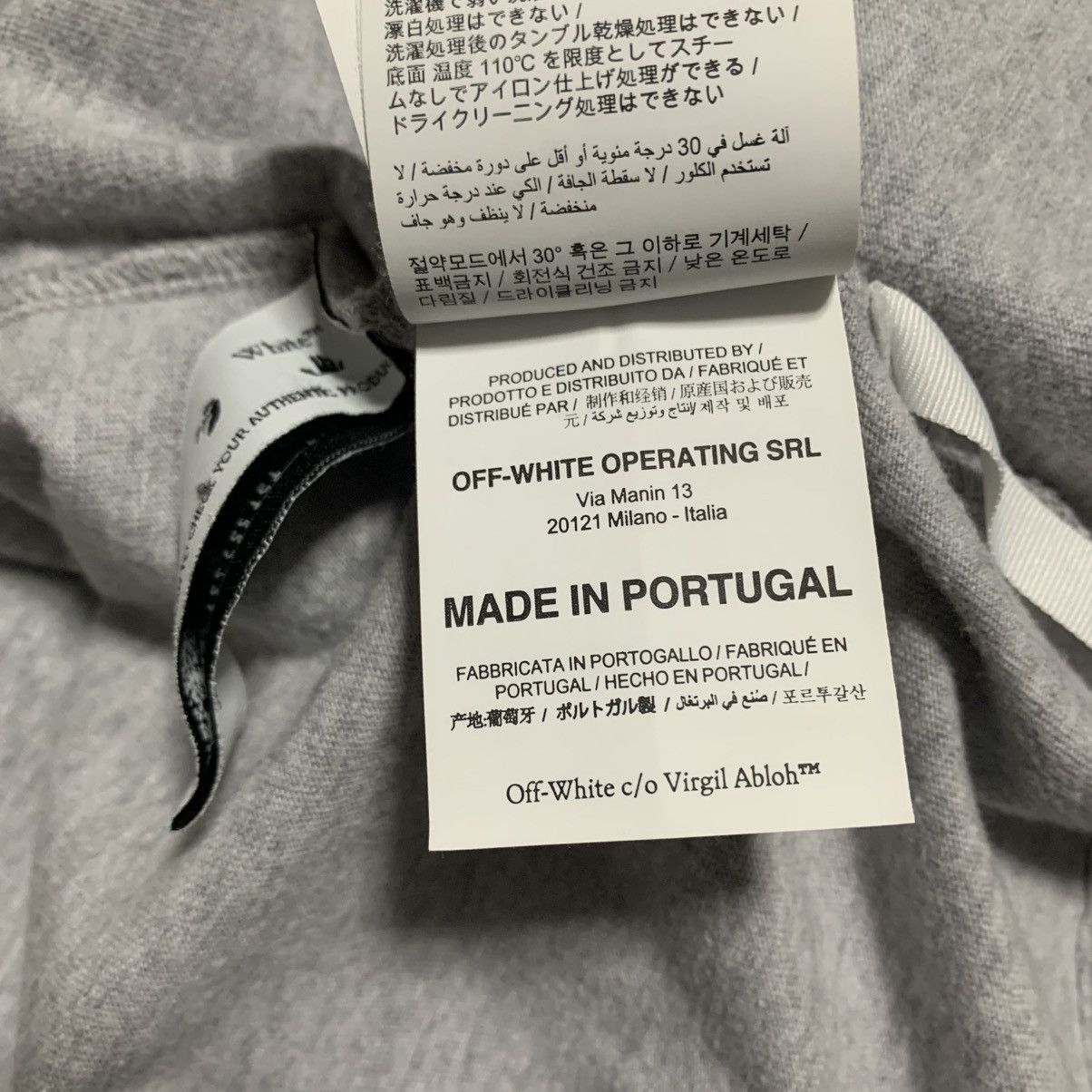 Off-White Off White Small Marker Arrows Grey Tee Virgil Abloh Size US S / EU 44-46 / 1 - 10 Thumbnail