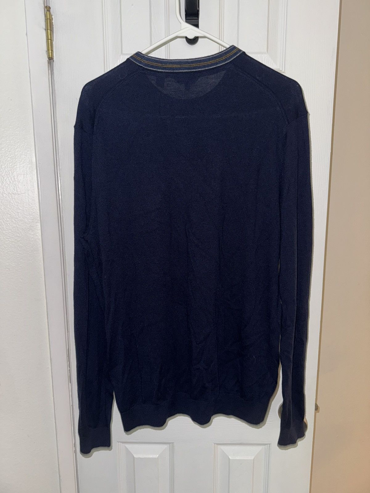 Ted Baker Ted Baker Navy and Gold Sweater Size US M / EU 48-50 / 2 - 2 Thumbnail