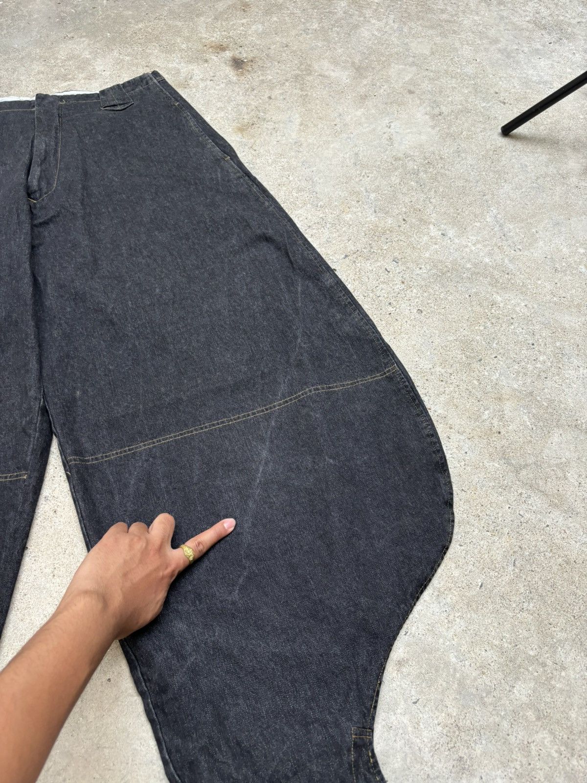 Japanese Brand SAN DAN TOBI DENIM JEANS PANTS JAPANESE WORKWEAR Size US 33 - 21 Thumbnail