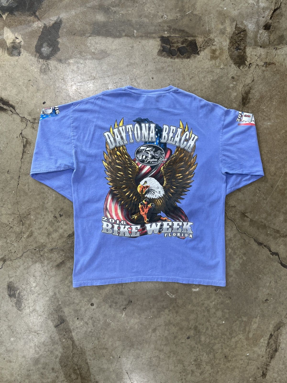 Harley Davidson Daytona Bike Week Eagle Motorcycle American Long Sleeve XL Size US XL / EU 56 / 4 - 2 Thumbnail