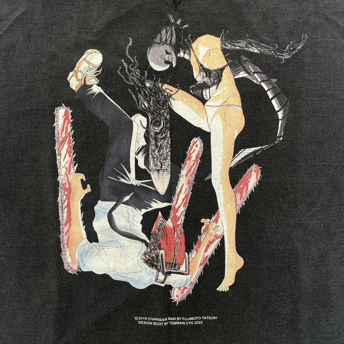 Band Tees × Streetwear × Vintage Chainsaw Man Anime Shirt by 
