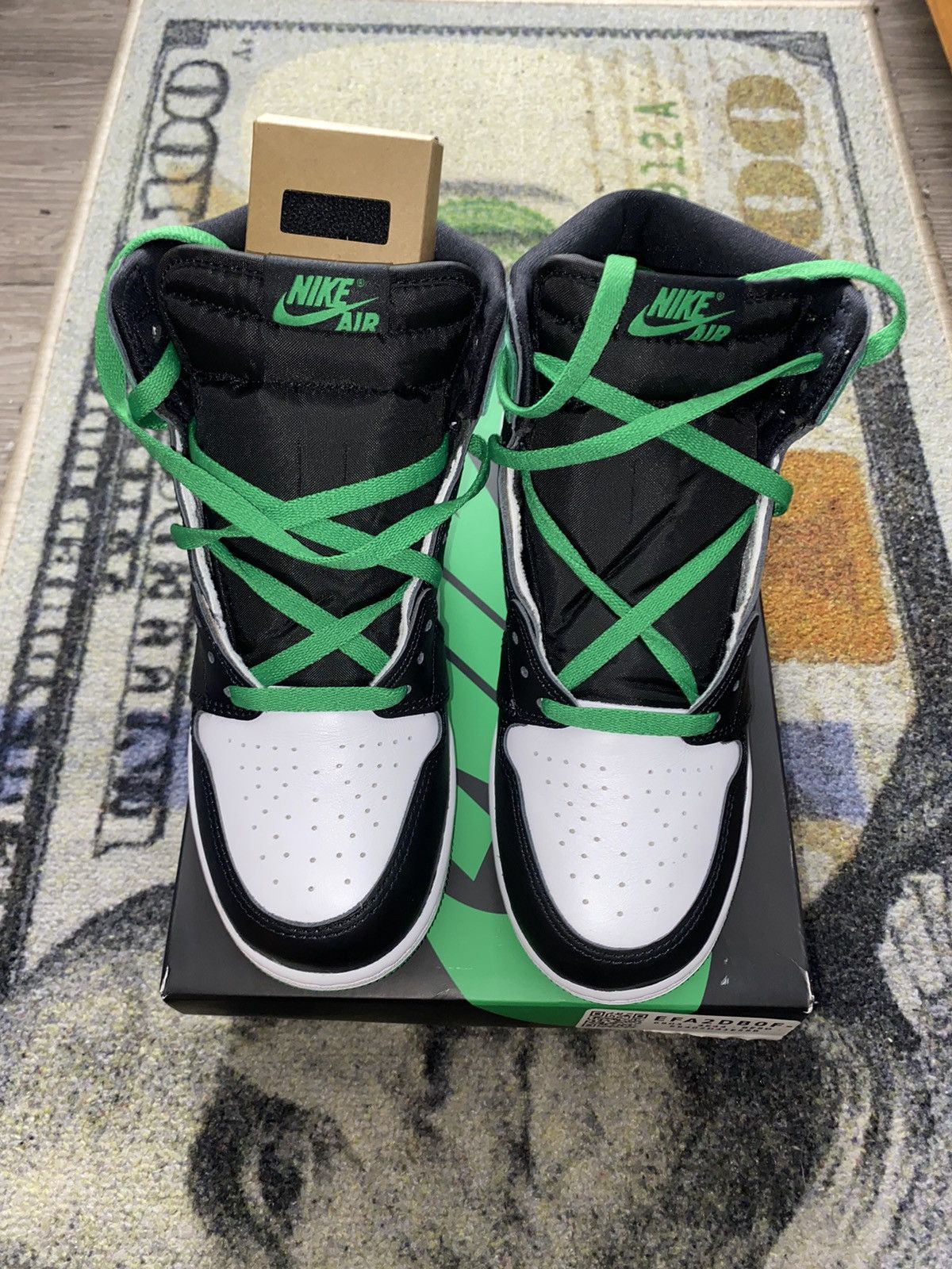 Jordan Brand × Nike Jordan 1 Retro High OG Lucky Green (7Y Grade School) Size US 8.5 / IT 38.5 - 3 Thumbnail