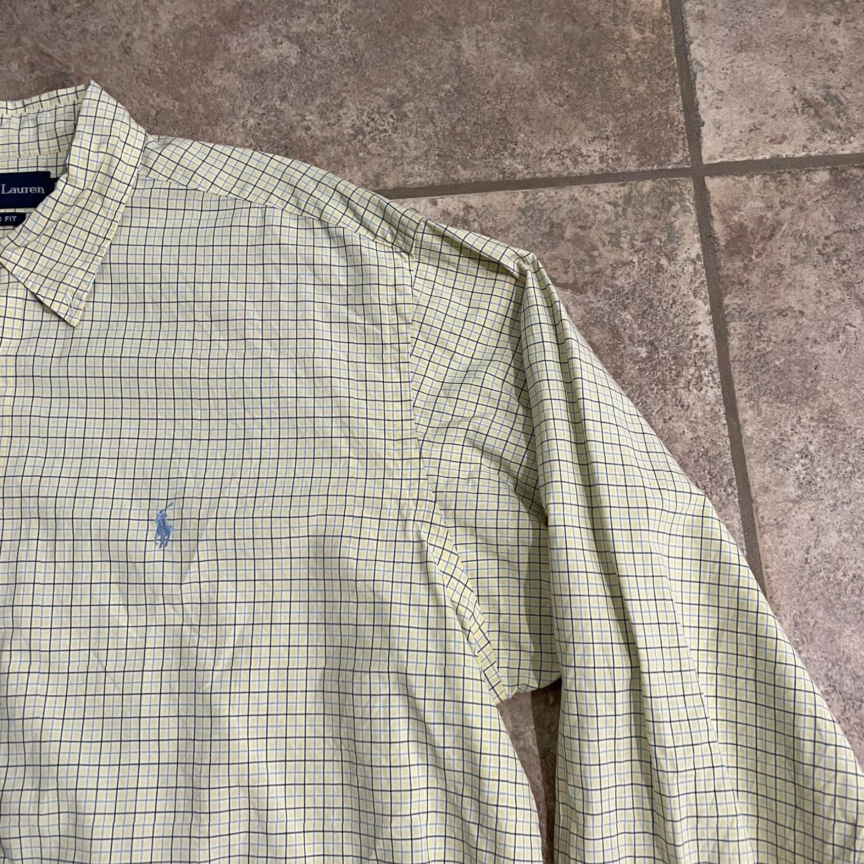 Ralph Lauren Ralph Lauren Men's XL Long Sleeve Plaid Button-Down Shirt Yellow Classic Fit Size US XL / EU 56 / 4 - 2 Thumbnail