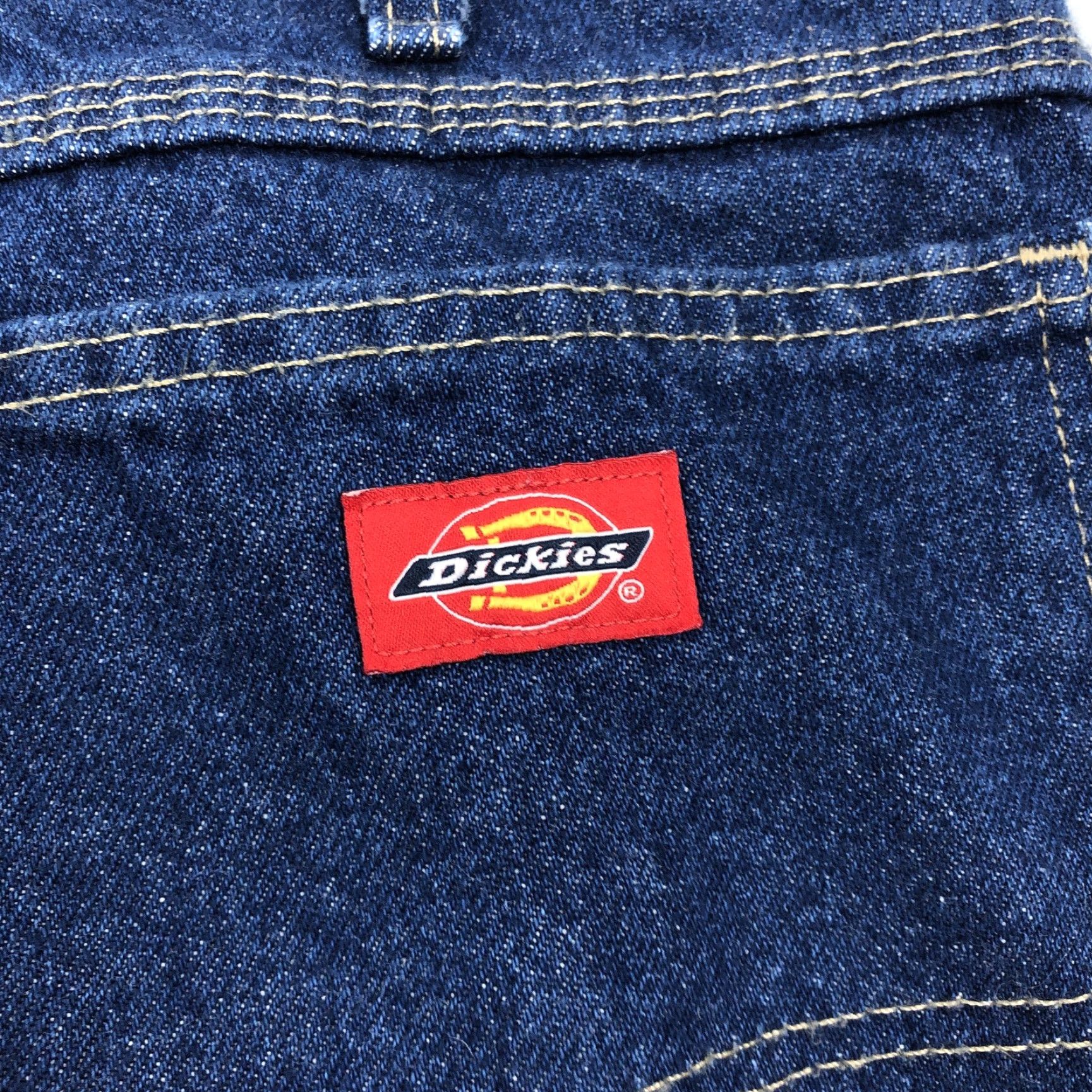 Dickies Dickies Carpenter Jeans Relaxed Fit Dark Wash Denim Workwear 36x30 Blue Mens Jeans 36 Regular Size US 36 / EU 52 - 5 Thumbnail