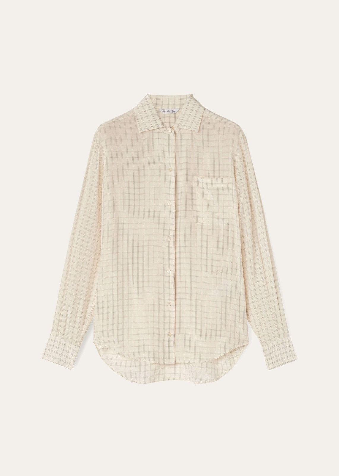 Loro Piana o1srvl11e0824 Neo Andre Shirt in White Size L / US 10 / IT 46 - 1 Thumbnail
