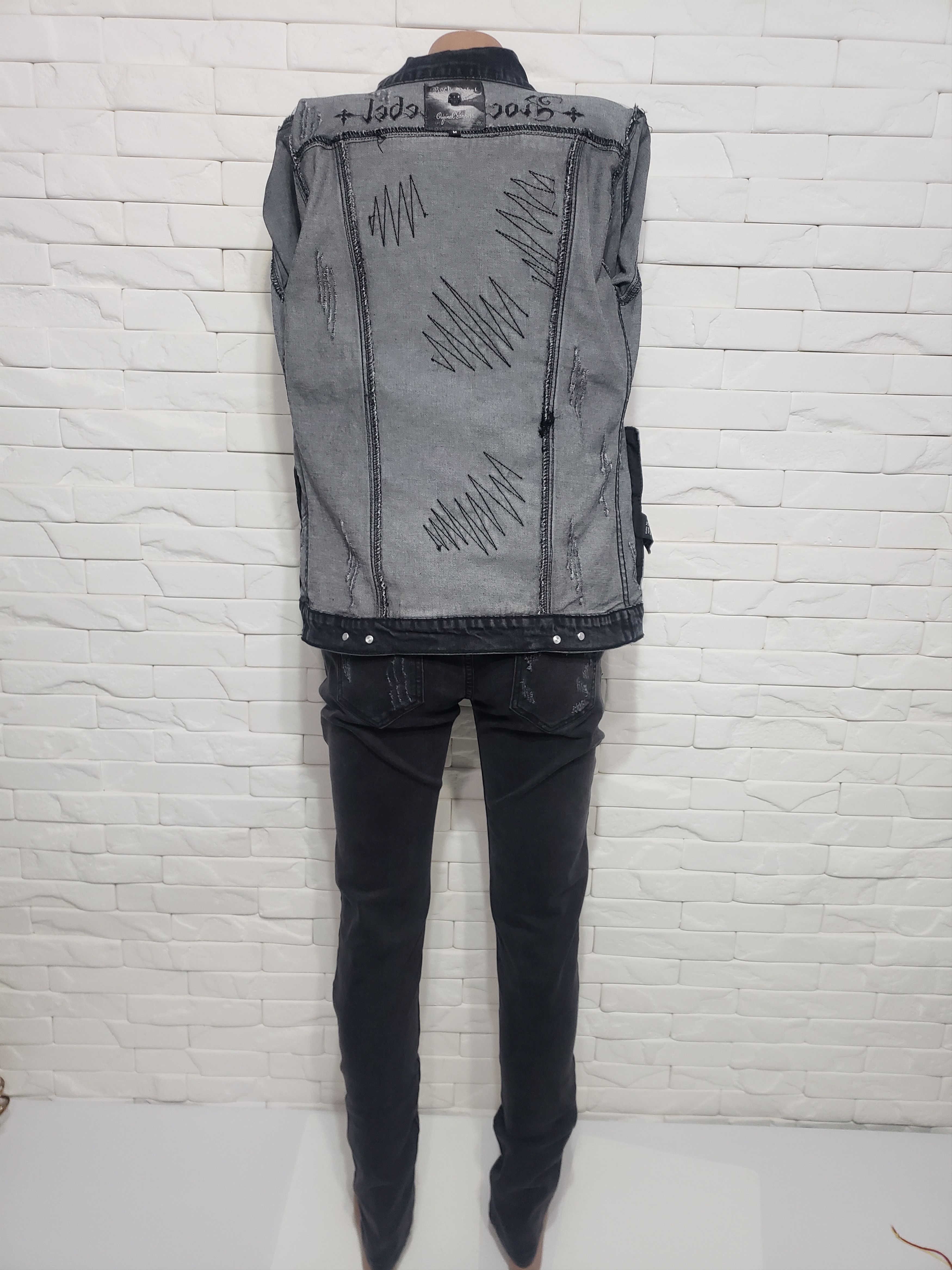 Other Stylish denim women's suit. Size M / US 6-8 / IT 42-44 - 5 Thumbnail