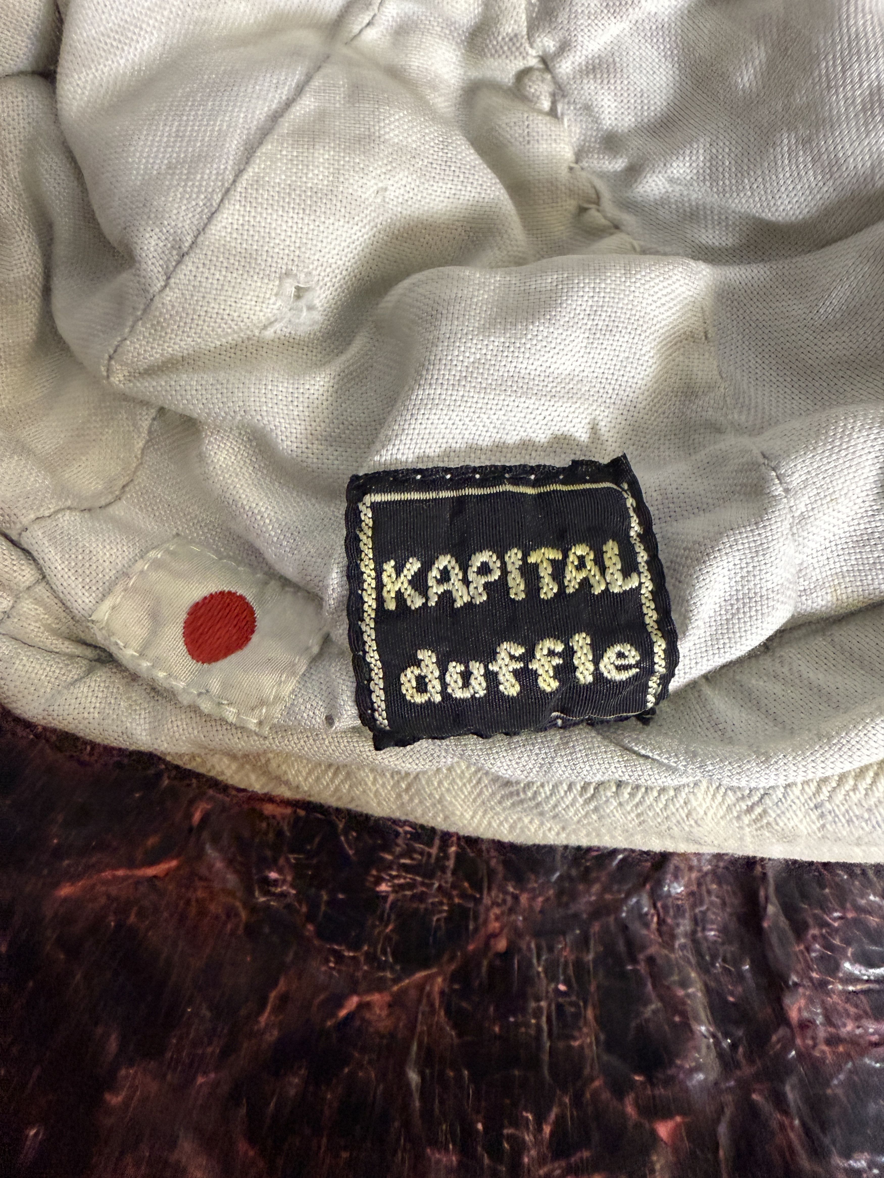 Kapital Kapital Duffle Boro Patchwork Hat Size ONE SIZE - 3 Thumbnail