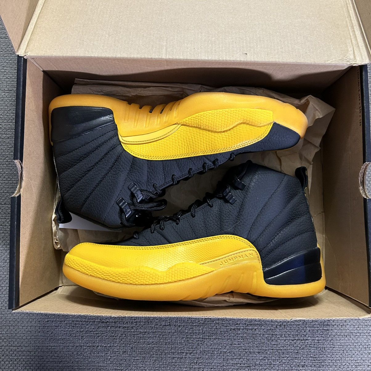 Jordan Brand Jordan 12 Retro “Black University Gold” Size US 9.5 / EU 42-43 - 7 Thumbnail
