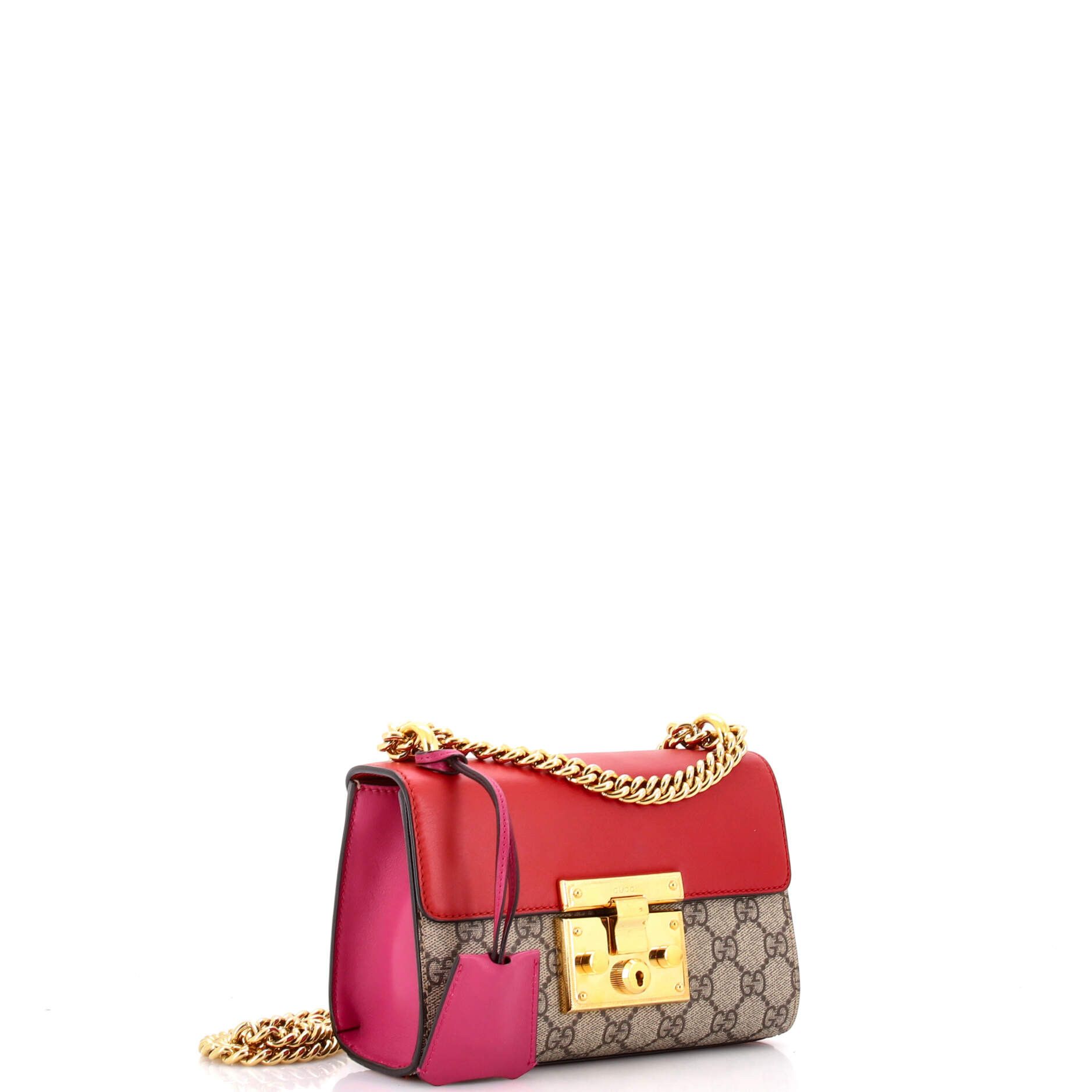 Gucci Padlock Shoulder Bag GG Coated Canvas and Leather Small Size ONE SIZE - 1 Thumbnail