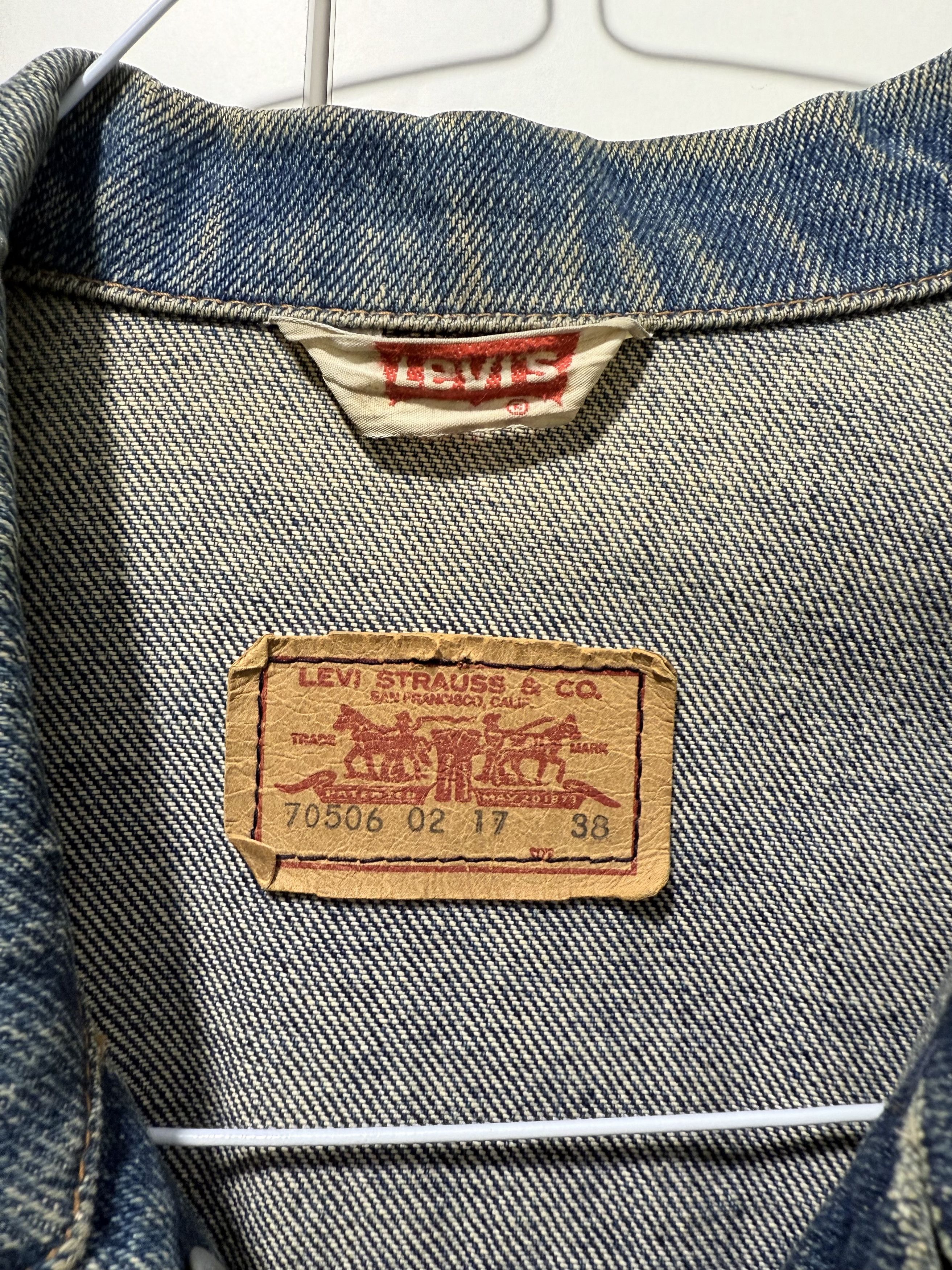 Levi's Men's Levi's 1980 Vintage David Bowie Trucker Jacket S-M Size US S / EU 44-46 / 1 - 5 Thumbnail