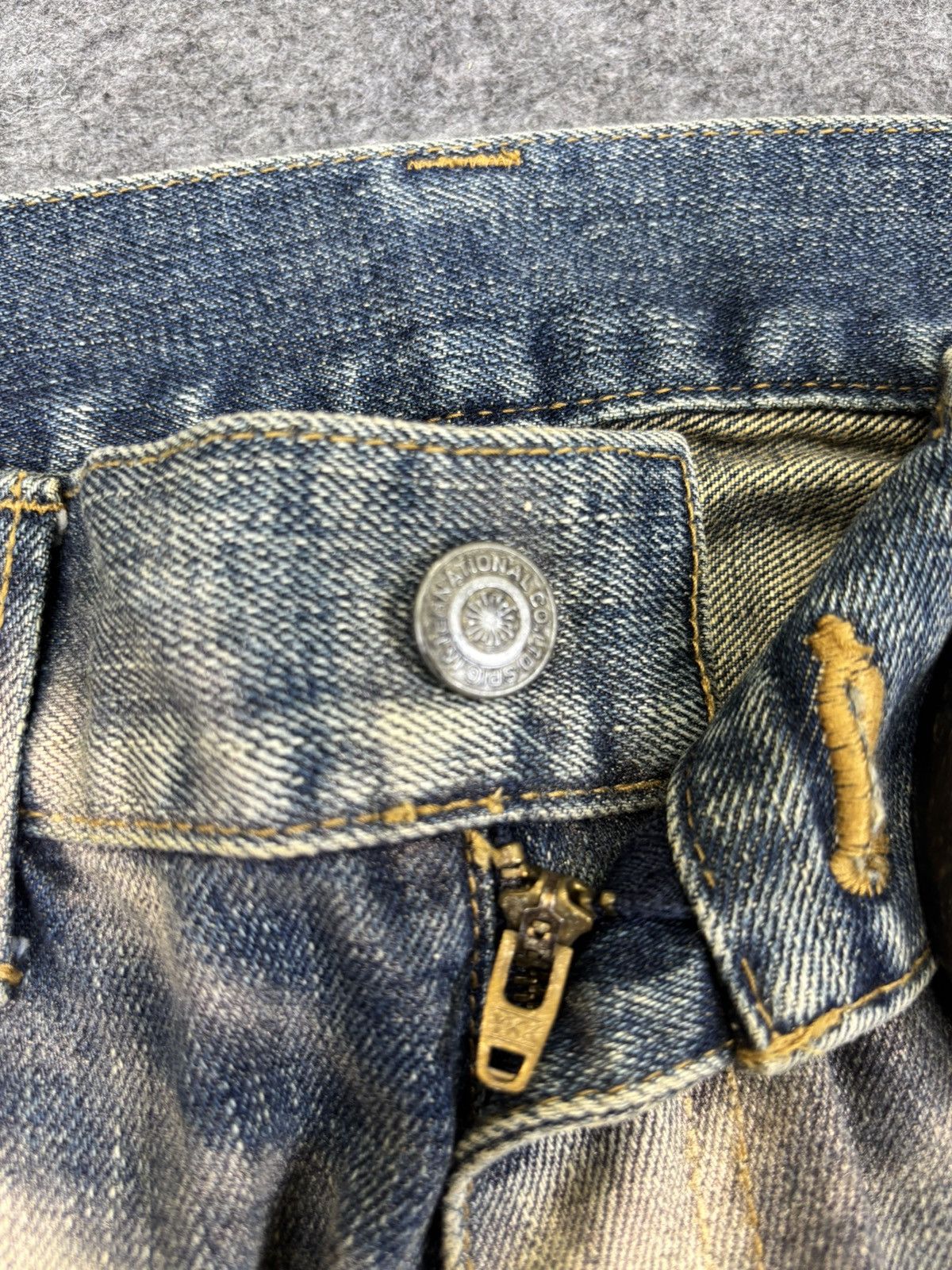 Tornado Mart 💥Archival Flare💥Rare Tornado Mart Deep Spray Denim K31 Size US 31 - 6 Thumbnail