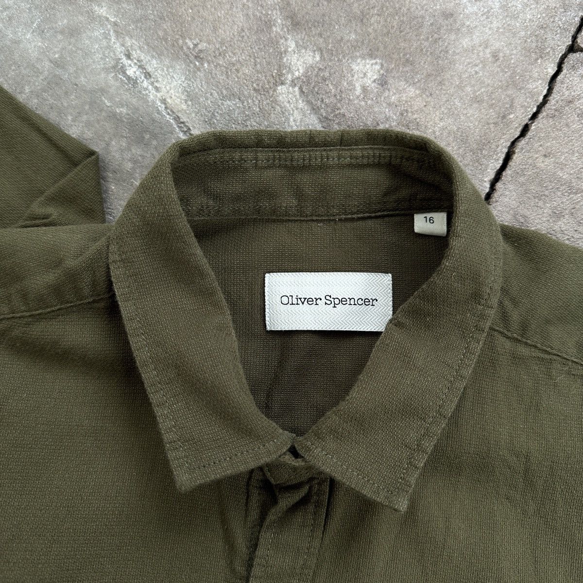 Oliver Spencer Oliver Spencer Mens Black Velour Trims Button Up Shirt Size US L / EU 52-54 / 3 - 3 Thumbnail