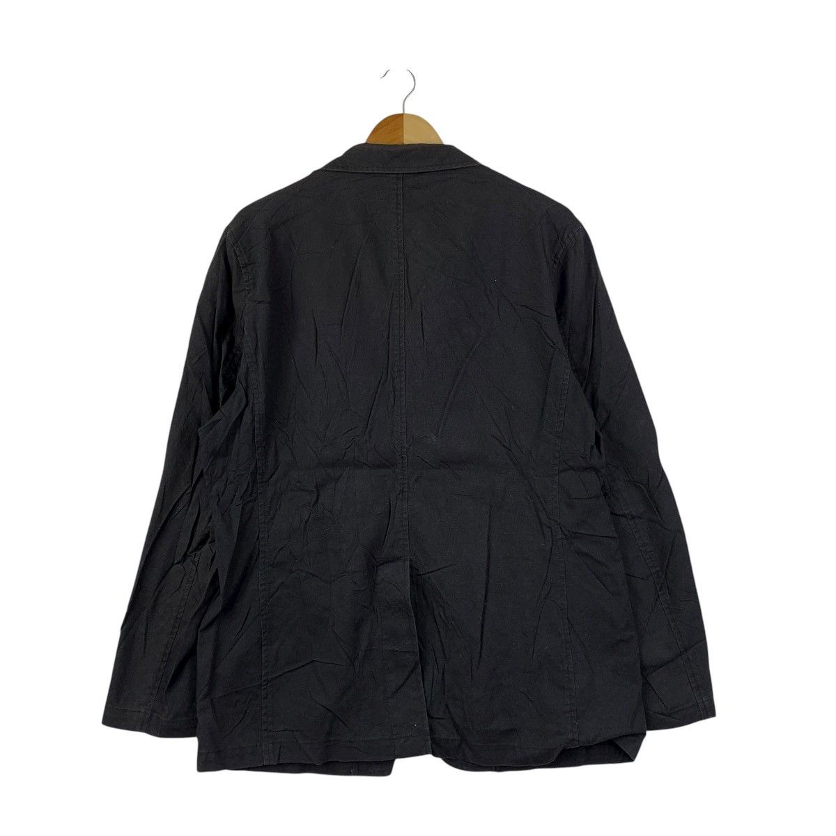Takeo Kikuchi Takeo Kikuchi TK Black Workwear Blazer Jacket Cotton Size 40R - 4 Thumbnail