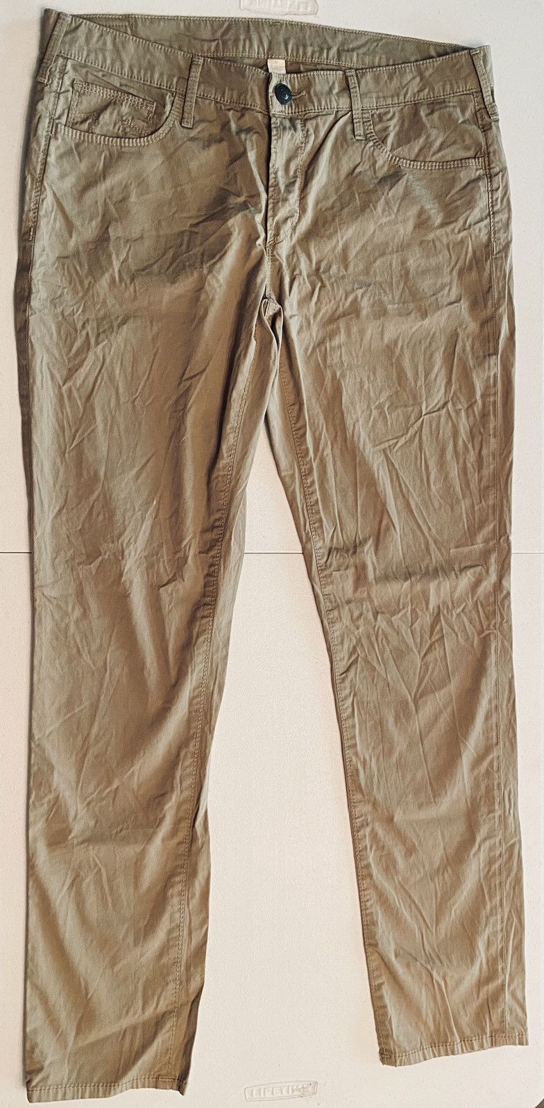True Religion True Religion 🇺🇸 Brianna Boyfriend Coriander Overdye Poplin Size 31" - 1 Thumbnail