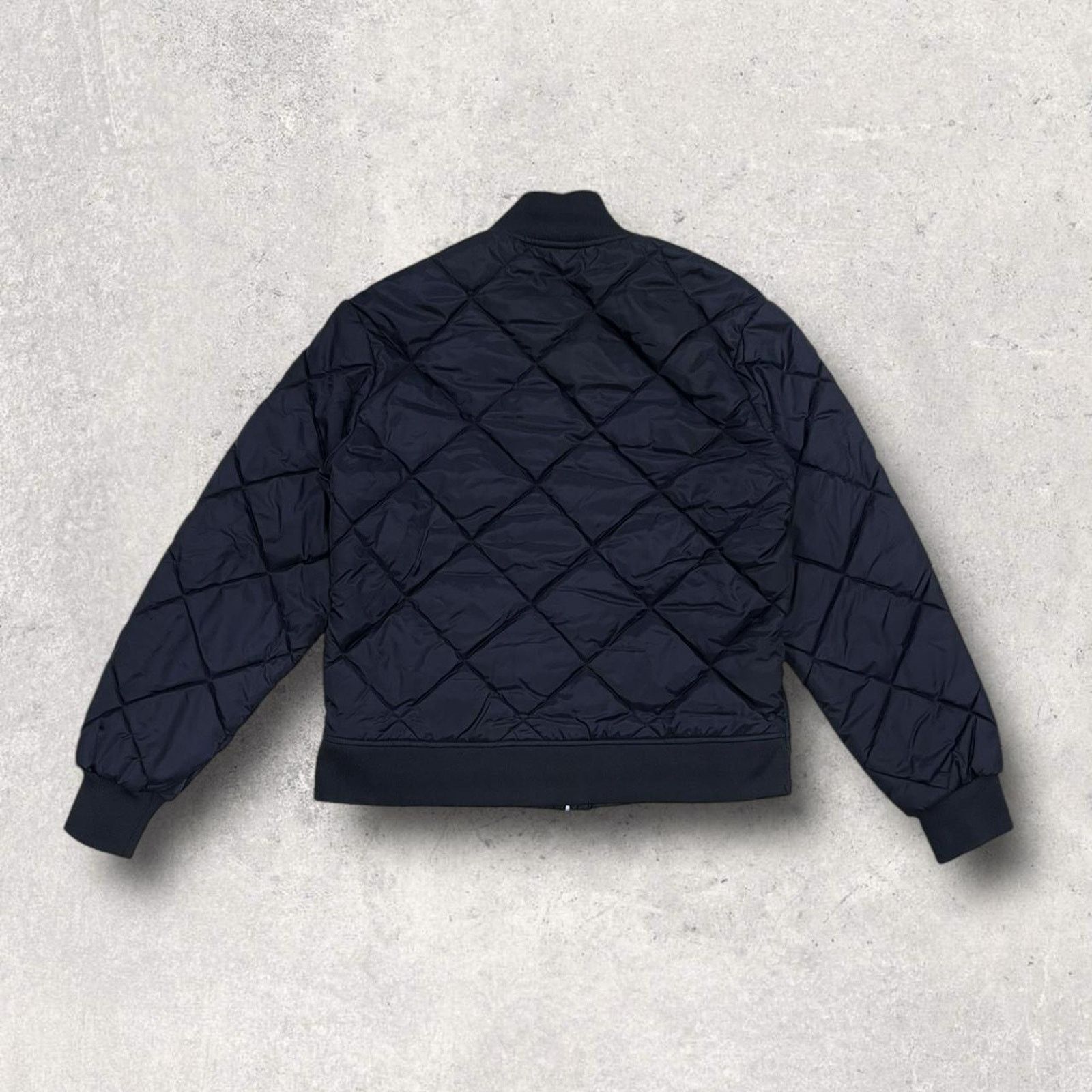 Dickies Dickies Blue Full-Zip Diamond Quilted Puffer Bomber Jacket Size US L / EU 52-54 / 3 - 3 Thumbnail