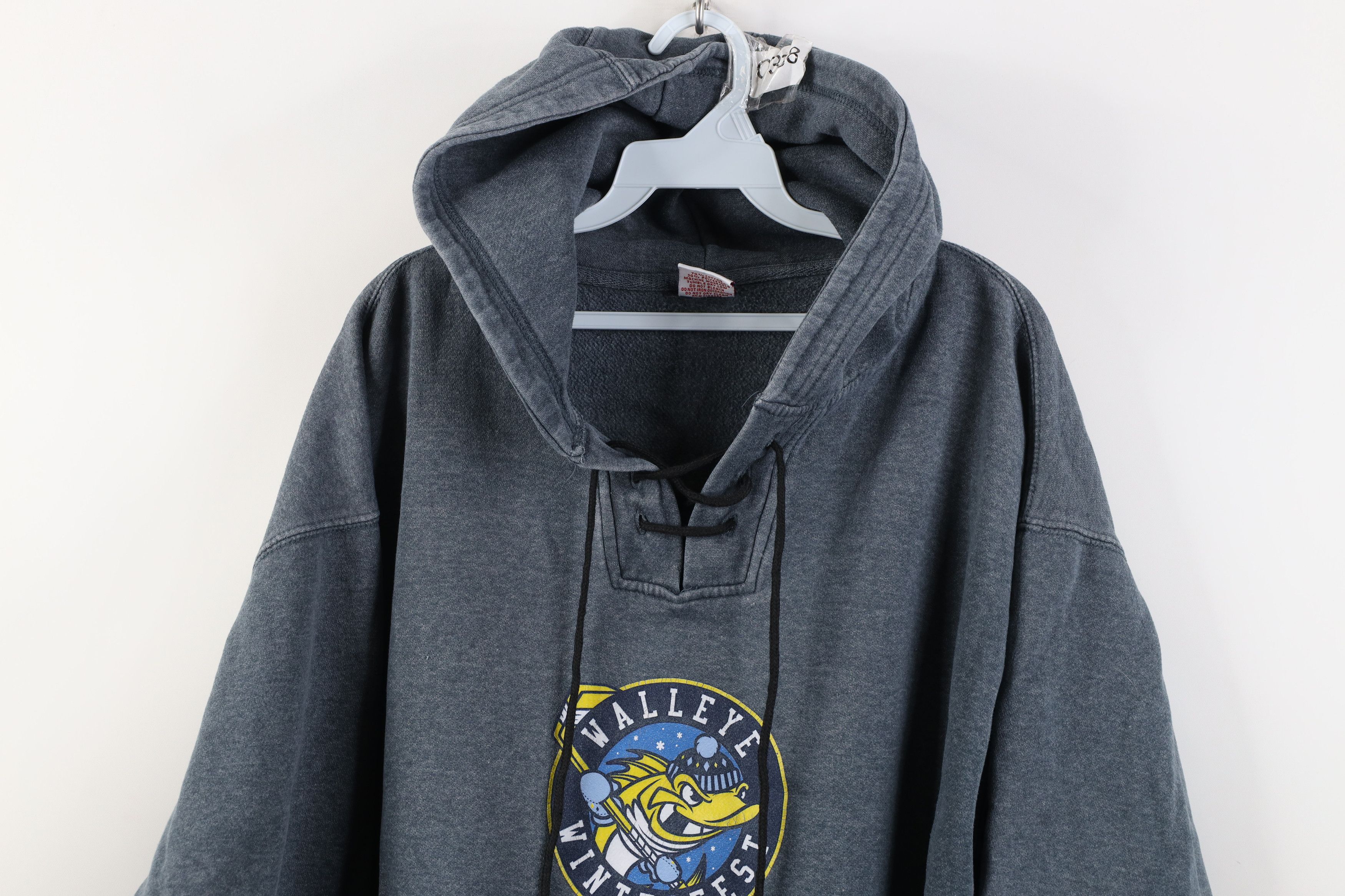Vintage Vintage Y2K Minor League Toledo Walleye Hoodie Sweatshirt Size US XL / EU 56 / 4 - 2 Thumbnail