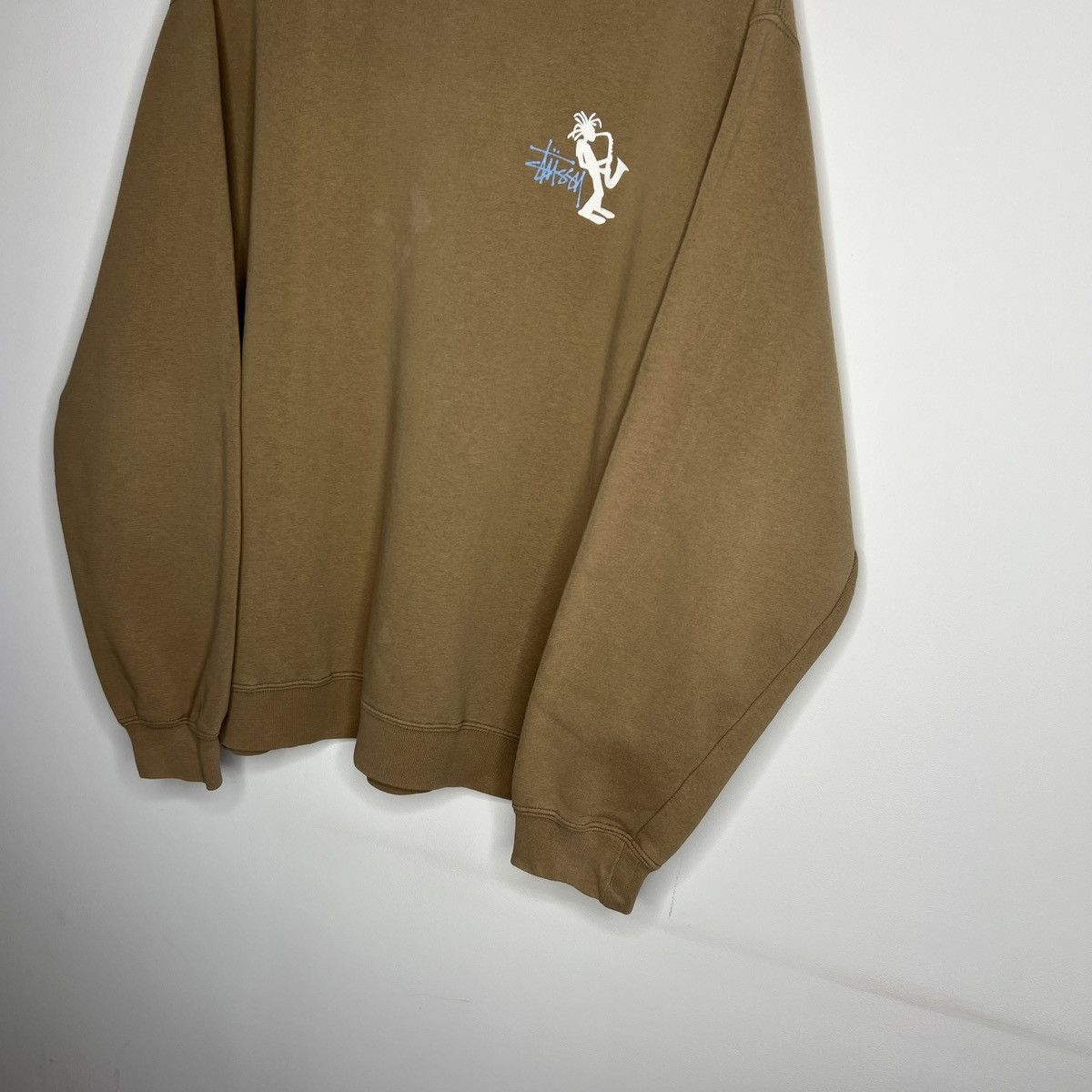 Stussy Vintage Stussy Saxophone 90’s Sweatshirt Crewneck Brown Logo Size US L / EU 52-54 / 3 - 3 Thumbnail