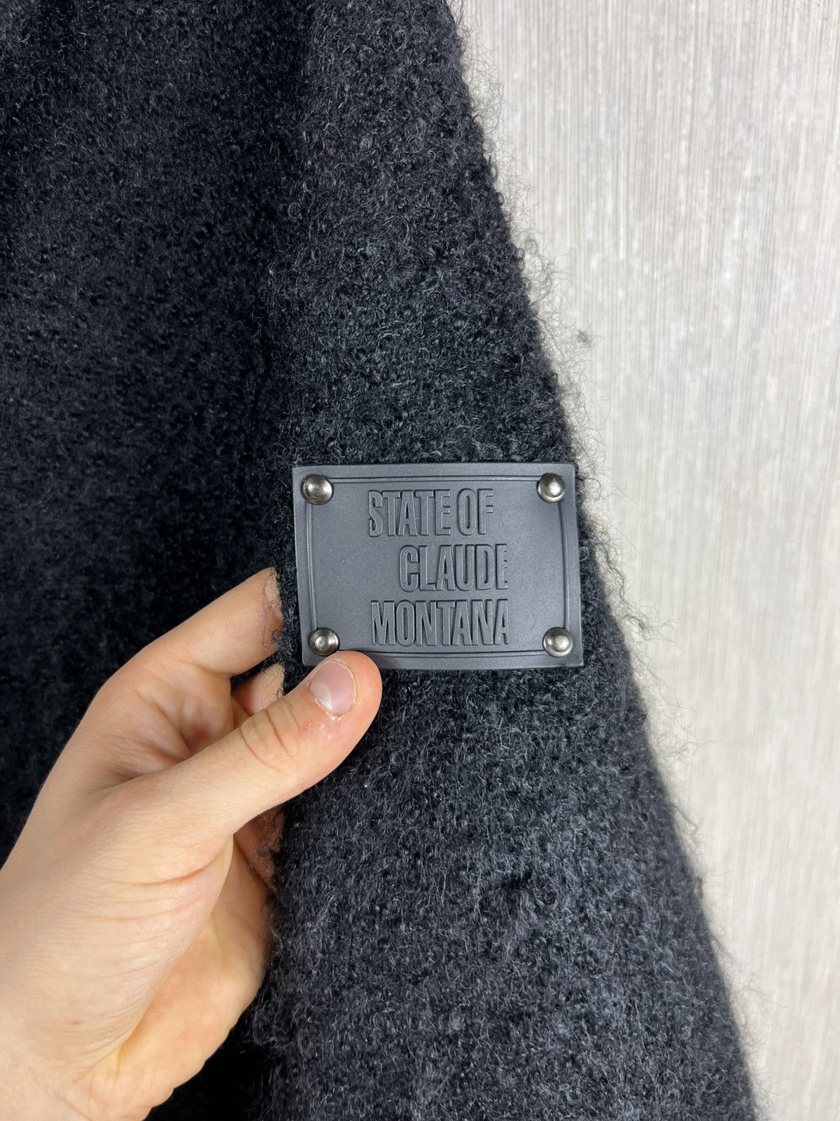 Claude Montana Archive 90s State of Claude Montana mohair fuzzy long coat Size M / US 6-8 / IT 42-44 - 9 Thumbnail