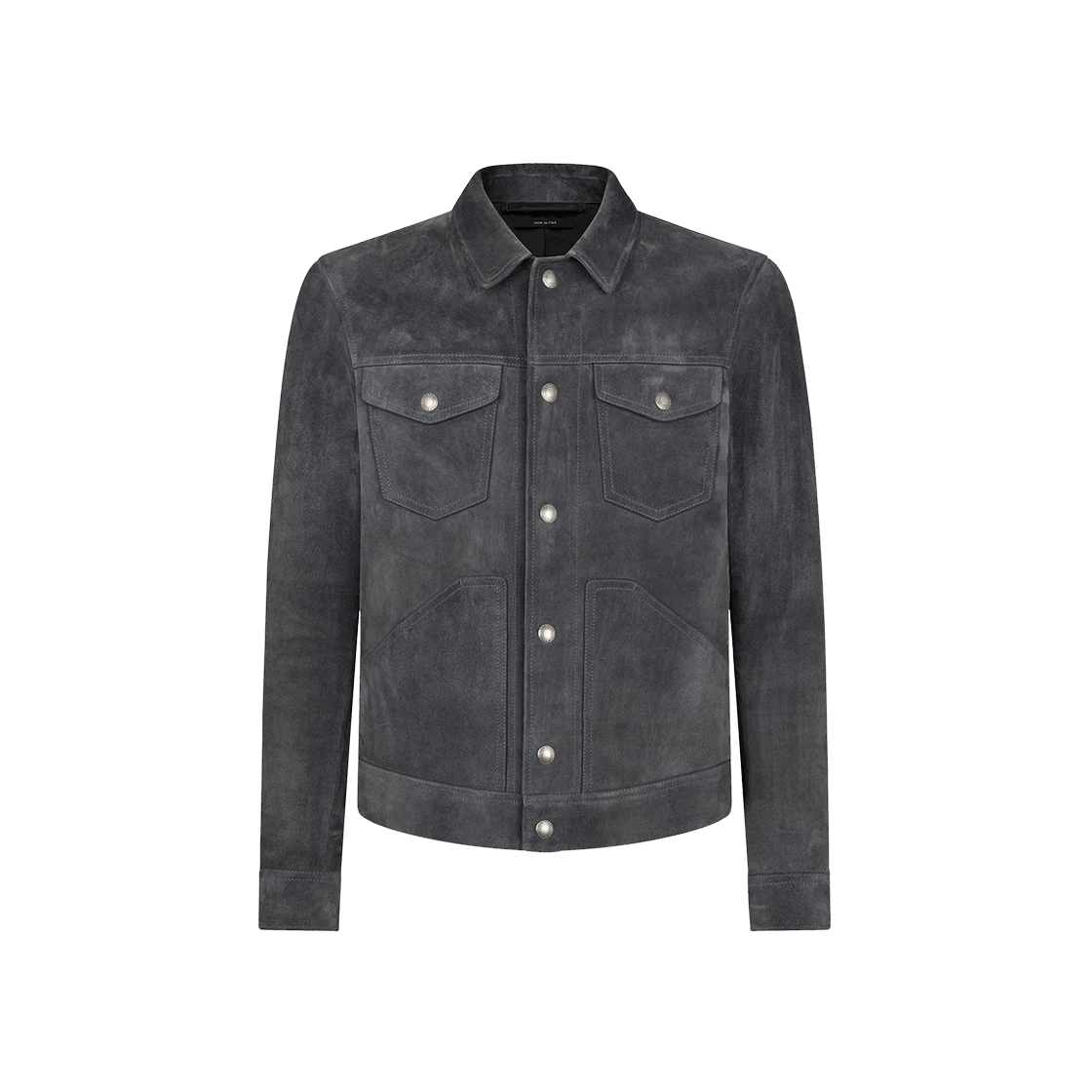 Tom Ford o1w1db10425 LBI001 Suede Jacket in Grey Size US XXL / EU 58 / 5 - 1 Thumbnail