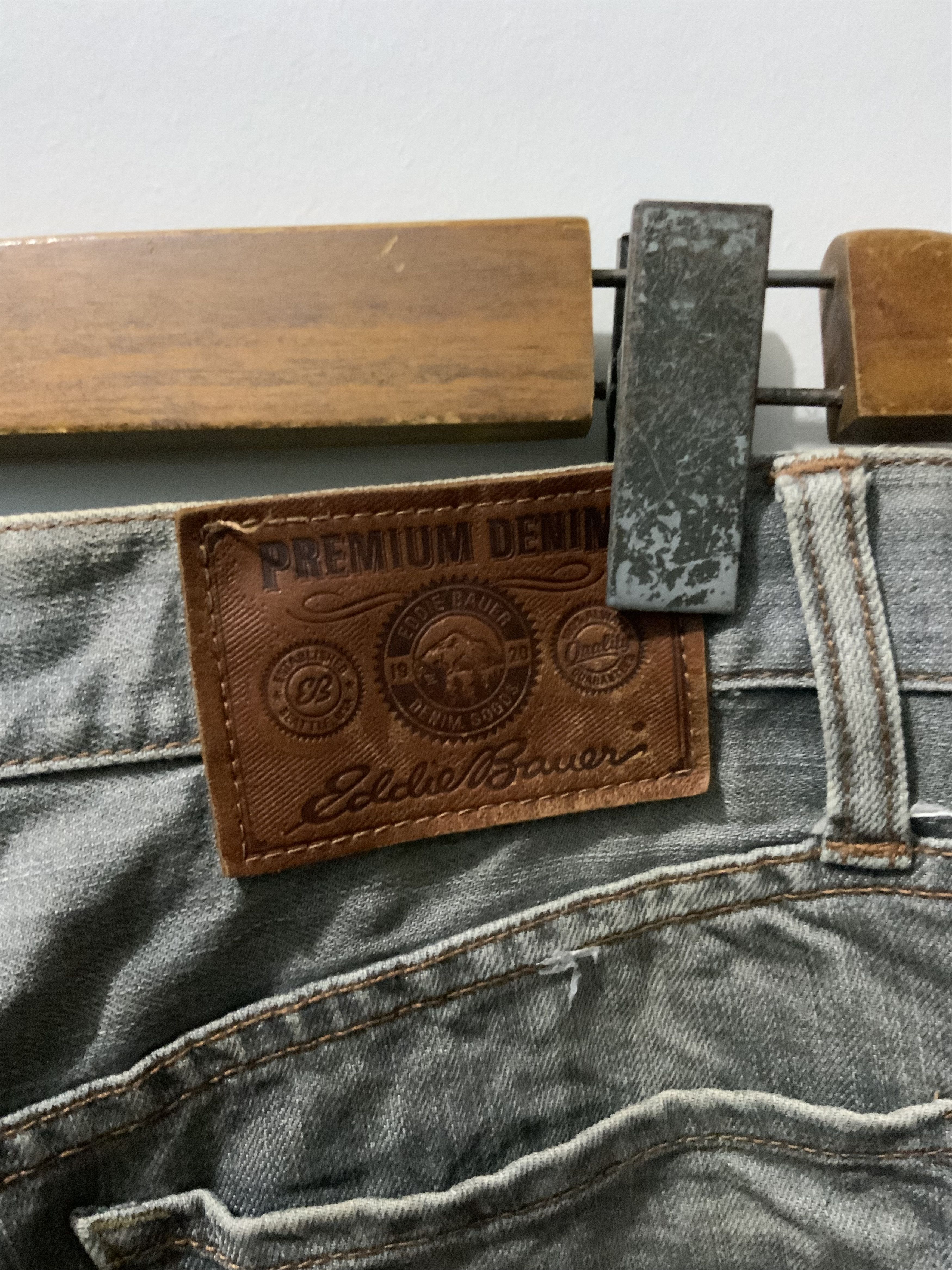 Denime Eddie Bauer Fade Japan Denime Jean Size US 31 - 14 Thumbnail