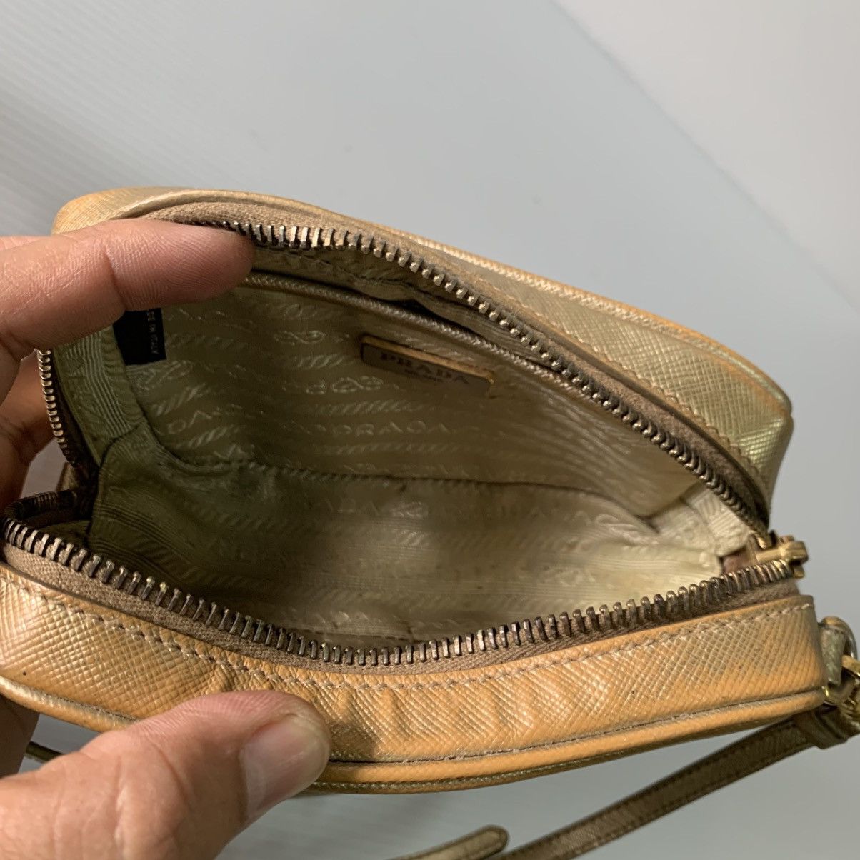 Prada Prada Mini Leather Slingbag Size ONE SIZE - 13 Thumbnail